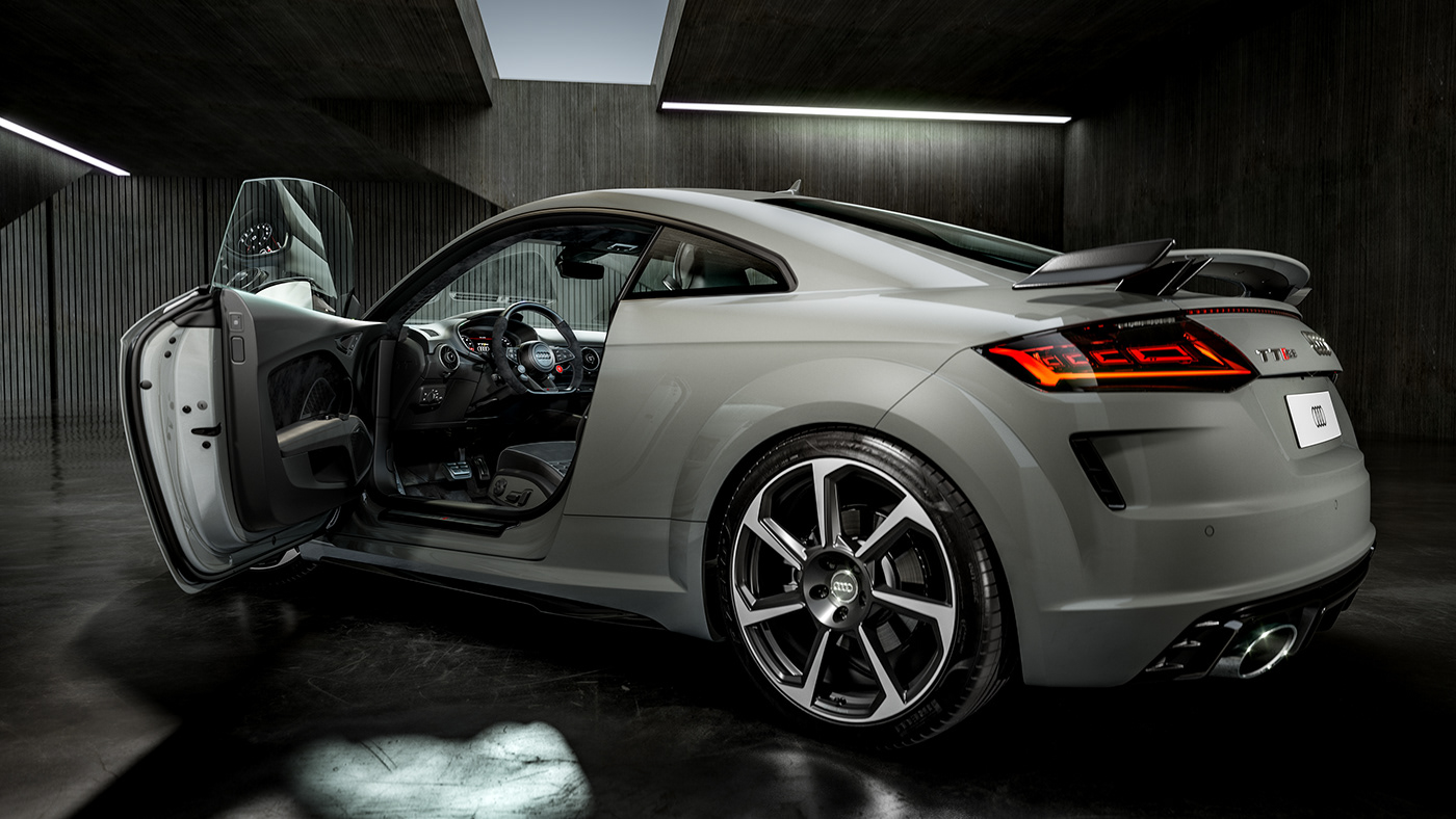 3D archviz Audi automotive   car CGI concrete Render visualization vray
