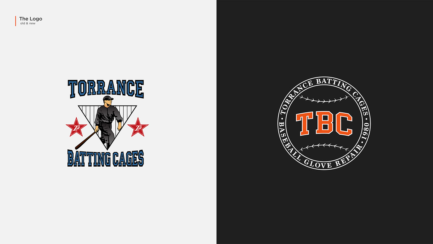 batting cages baseball TBC sign logo sports Business Cards brand