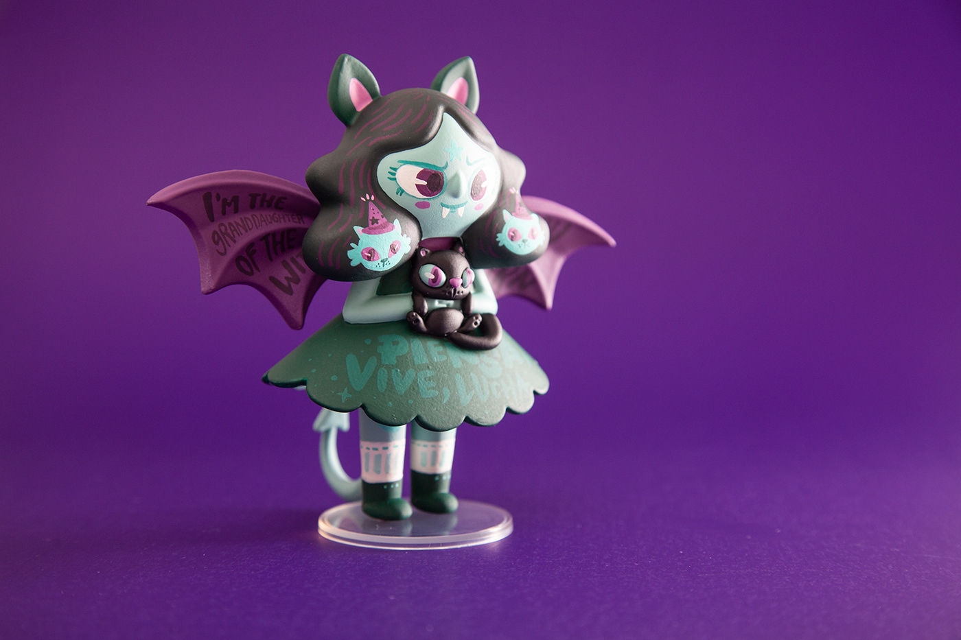 arttoy cats Character Custom feminist feministart handmade ILLUSTRATION  toy vampire