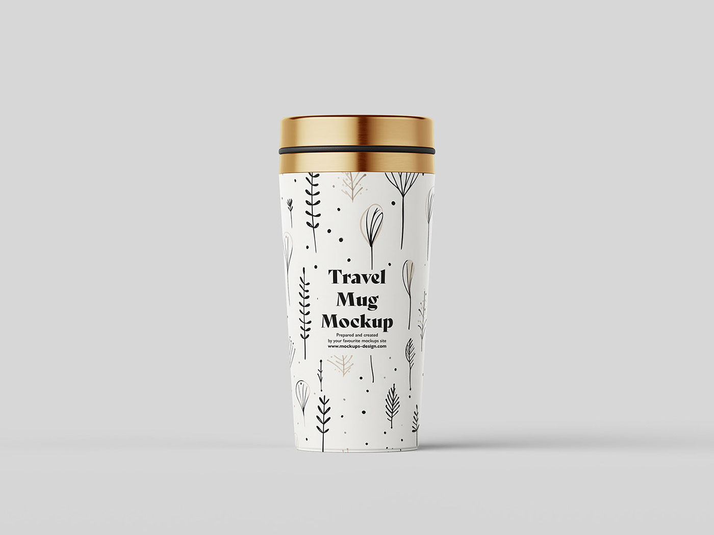 Travel Mug  Packaging brand logo cup Mockup download template psd