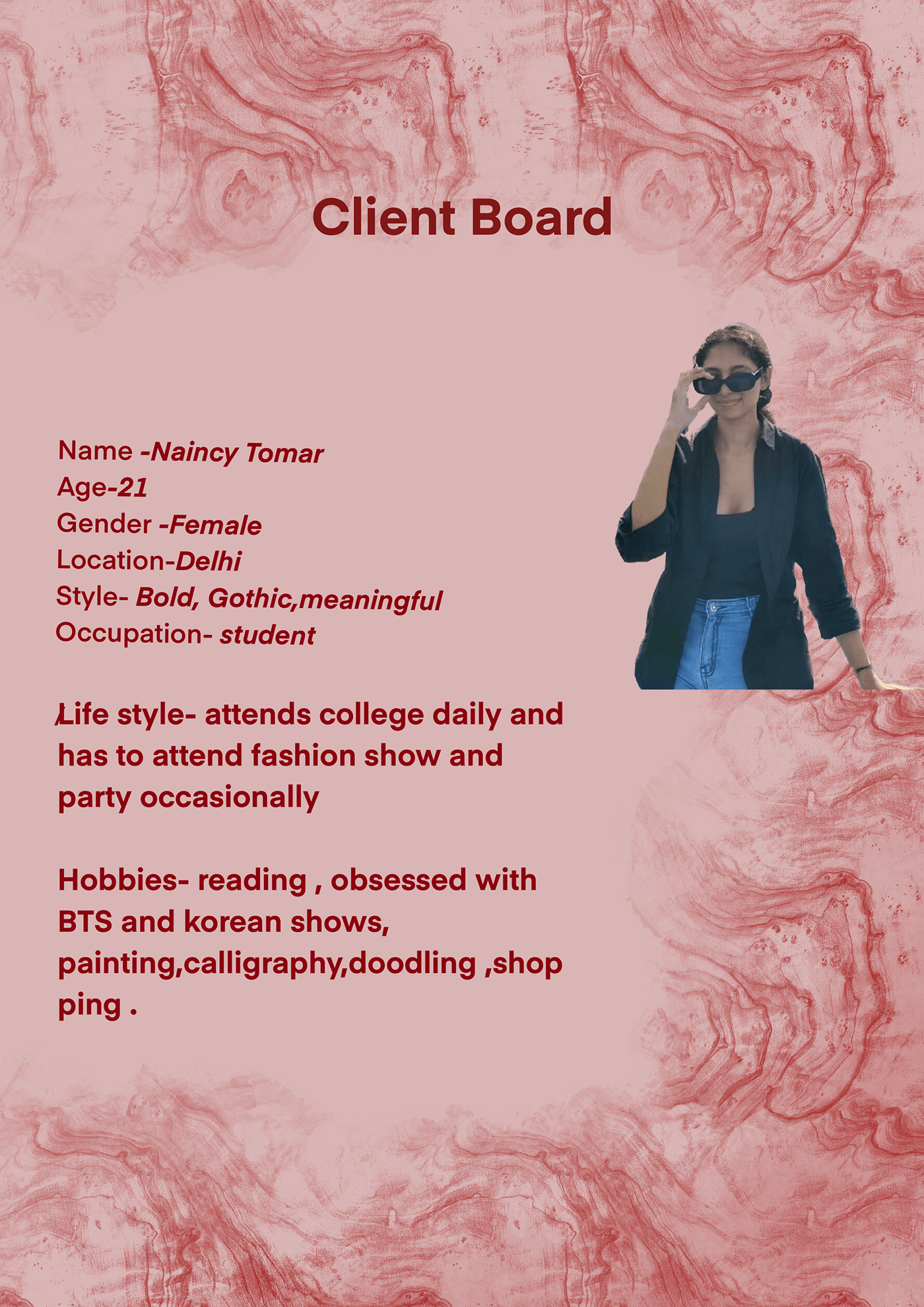 styling  client board looks nightlife clubbing