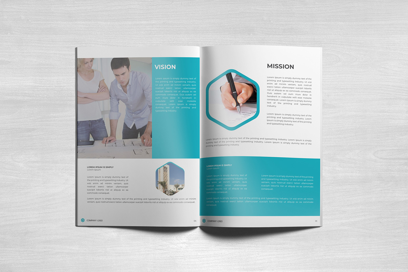 Creative Company Profile  FREE TEMPLATE DOWNLOAD on Behance Intended For Free Business Profile Template Download