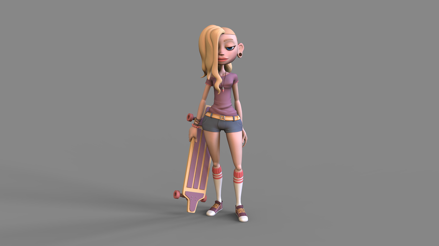 Character Zbrush design 3D personaje