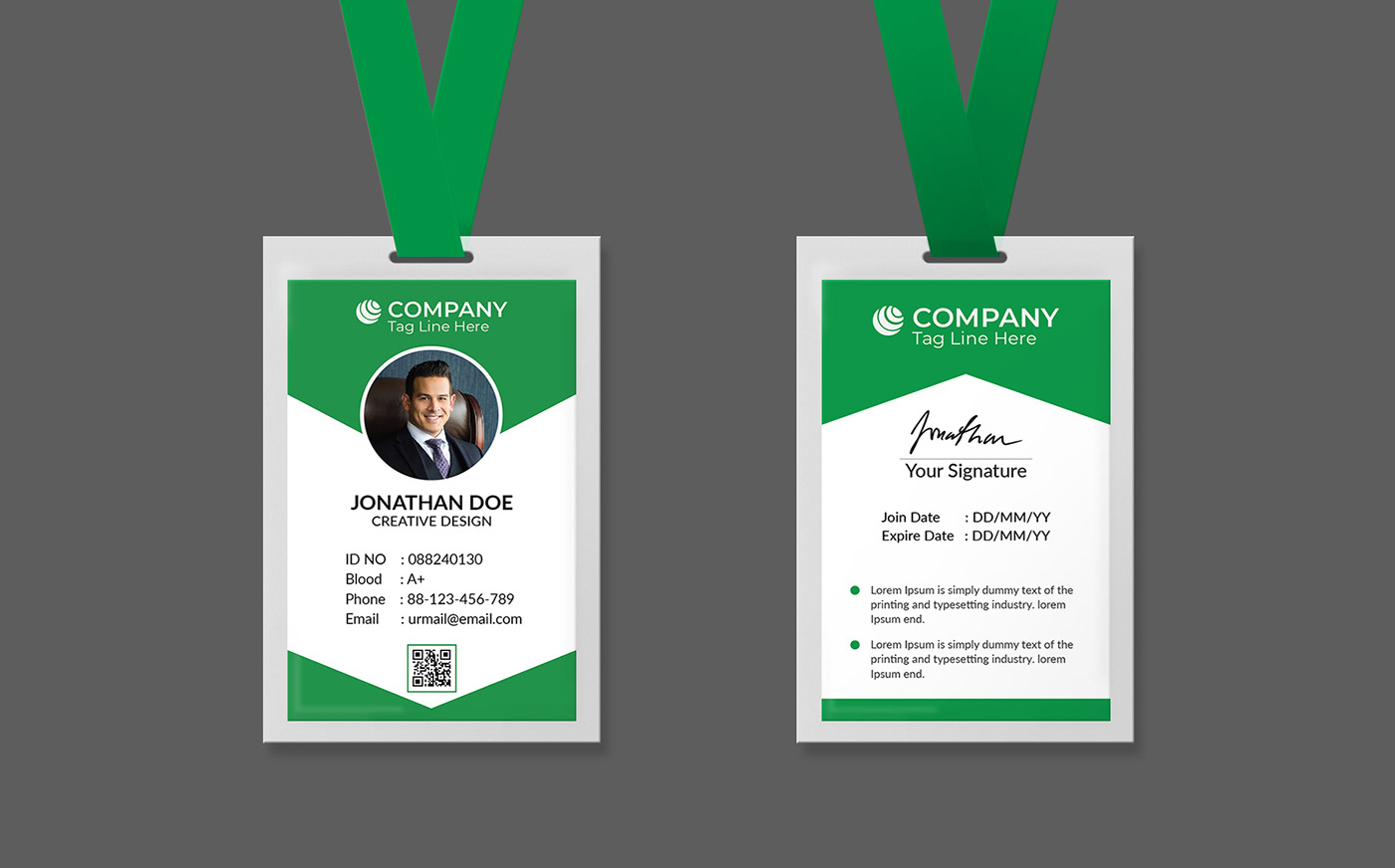 id card ID card design ID card free Free Mokeup downlord corporate id card mokeup identity card