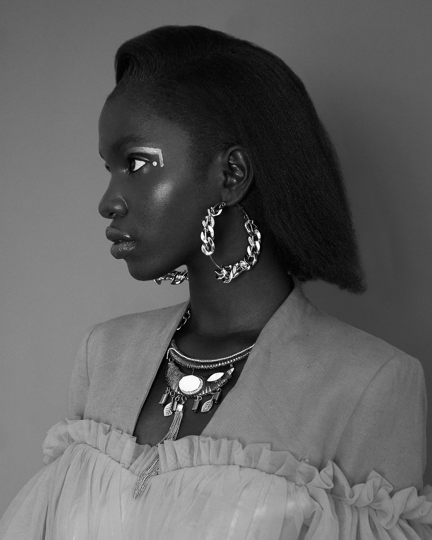 beauty editorial Fashion  makeup melanin