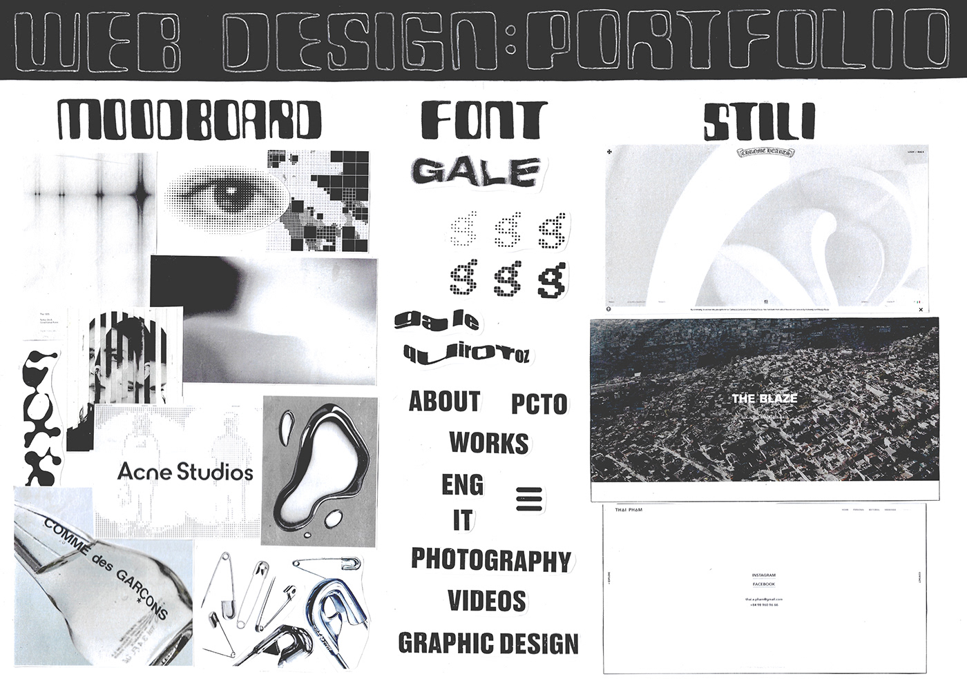 moodboard inspiration Web Design  progettazione grafica portfolio portfolio website design Graphic Designer xD tavola