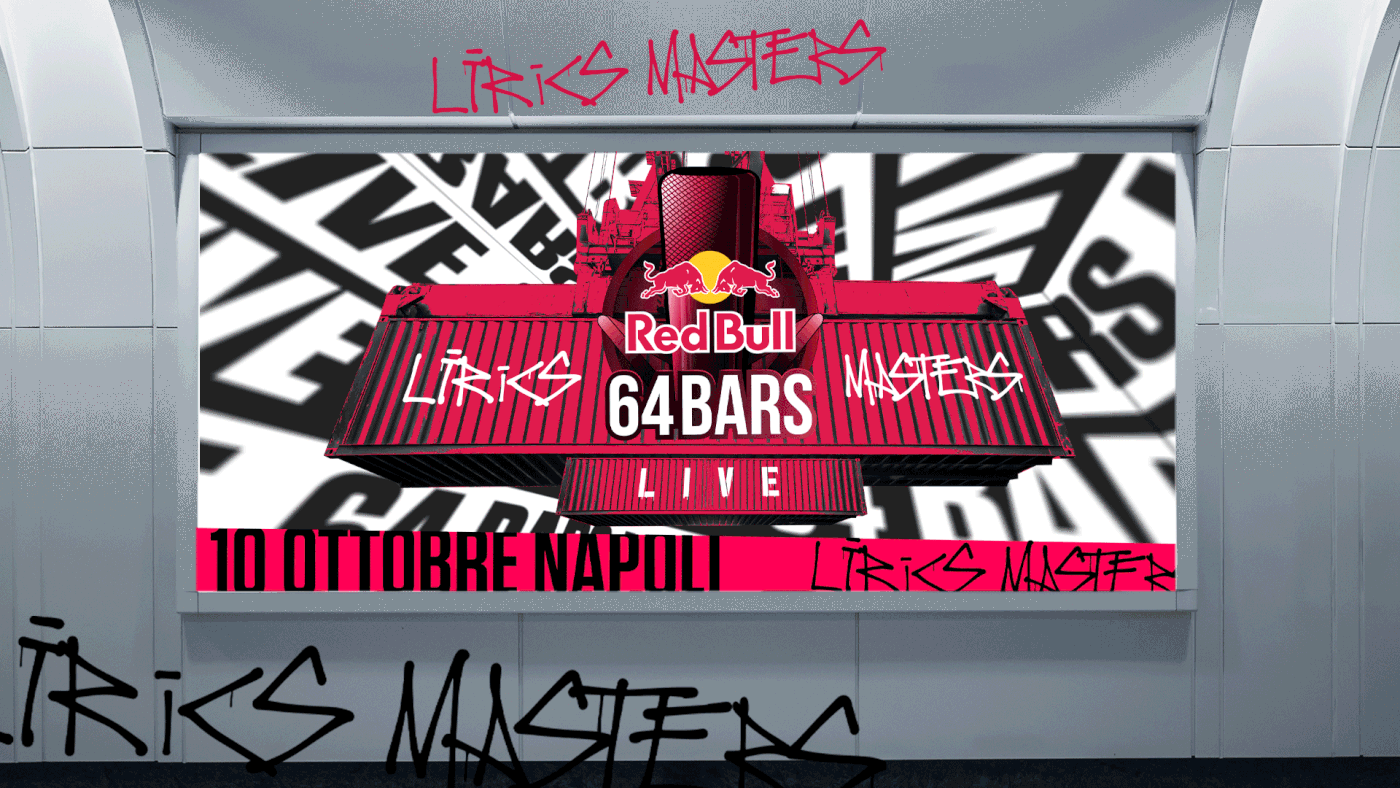 mockup for the red bull 64 bars pitch