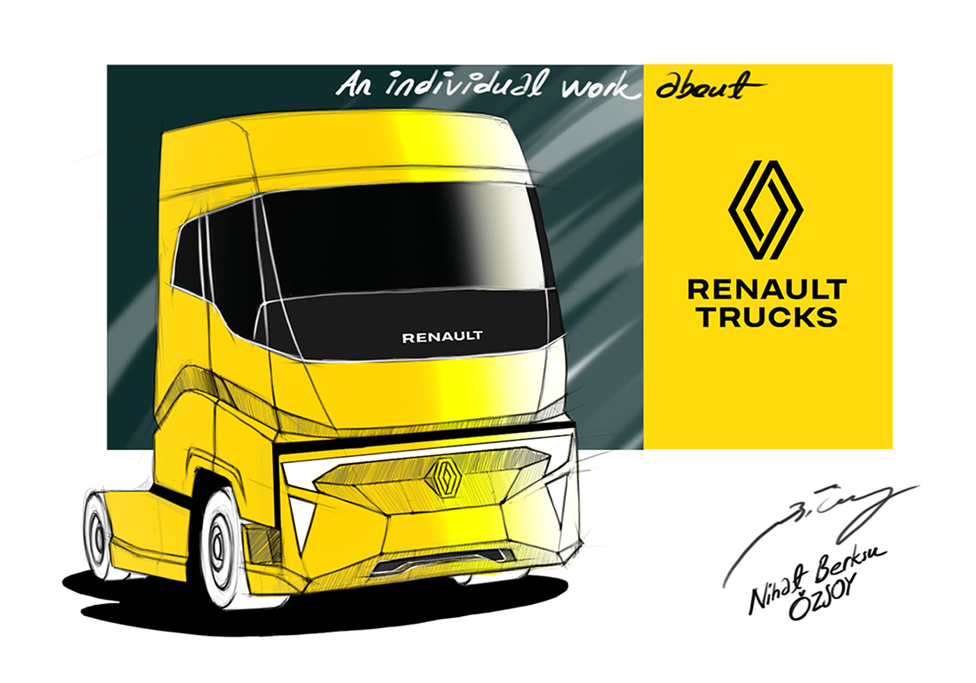 renault Renault Trucks transportation transportationdesign car Truck truckdesign concept Conceptdesign cardesign