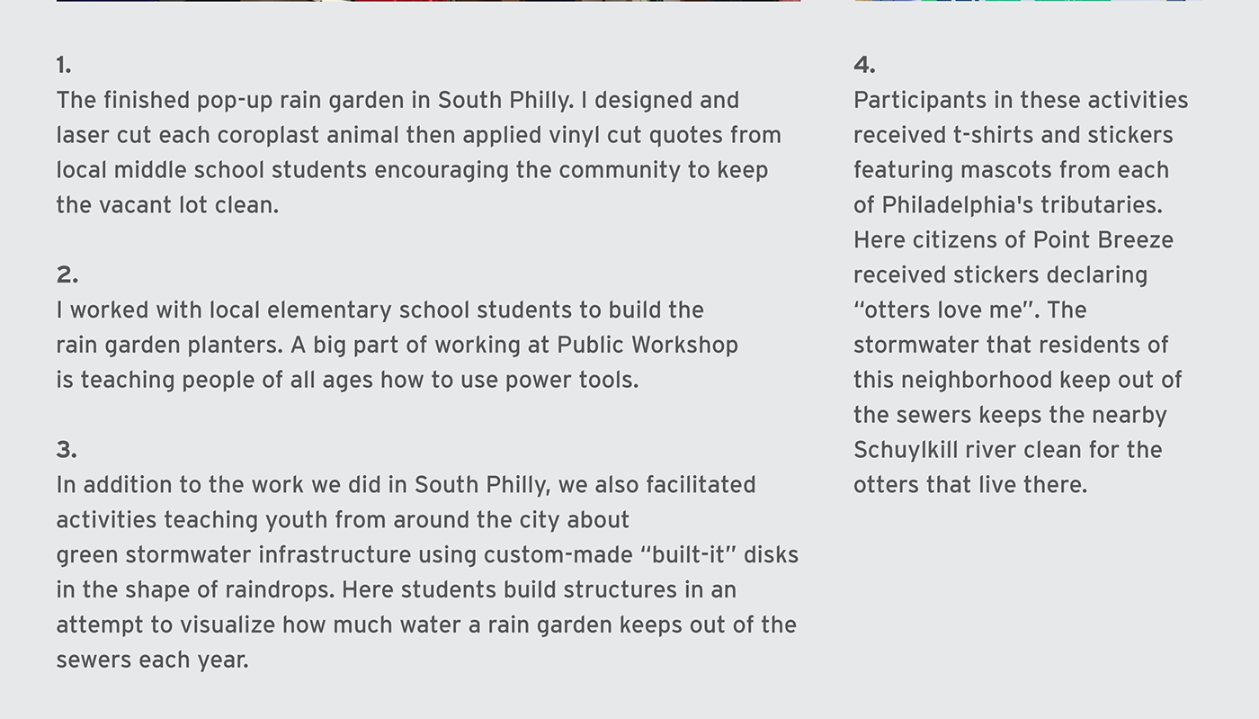 risd Public Workshop Sustainability civic engagement community philadelphia gsi rain garden ILLUSTRATION 