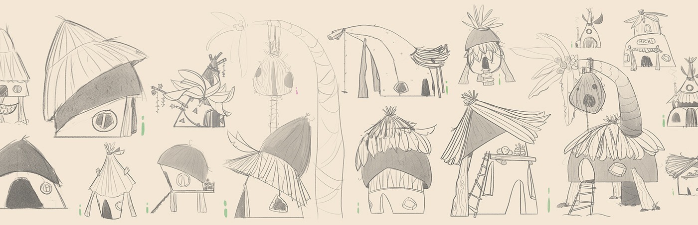 characterdesign storytelling   ILLUSTRATION  design art Island conceptart sketching Drawing  CGart