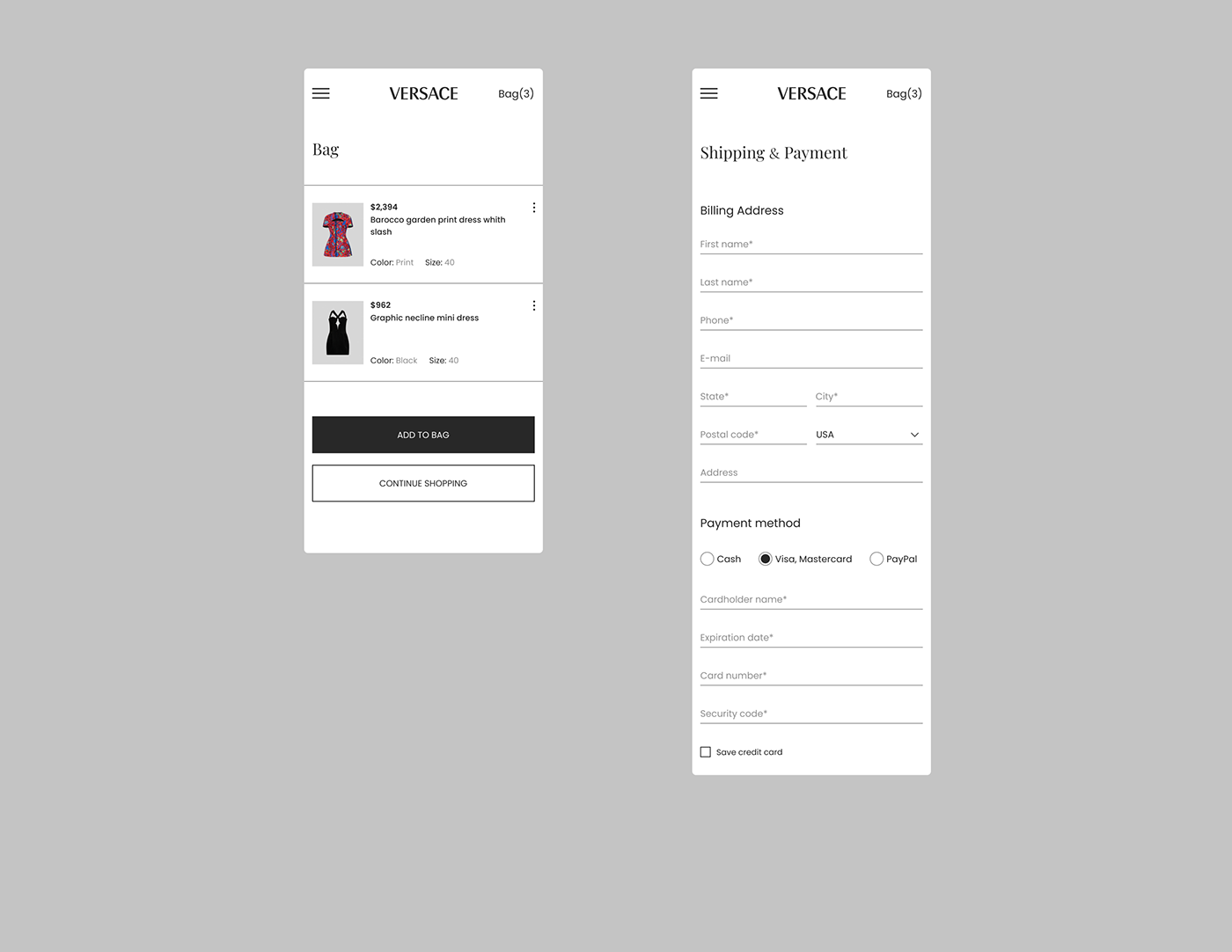 clothes concept Ecommerce Fashion  minimal redesign typography   ux/ui Webdesign Website