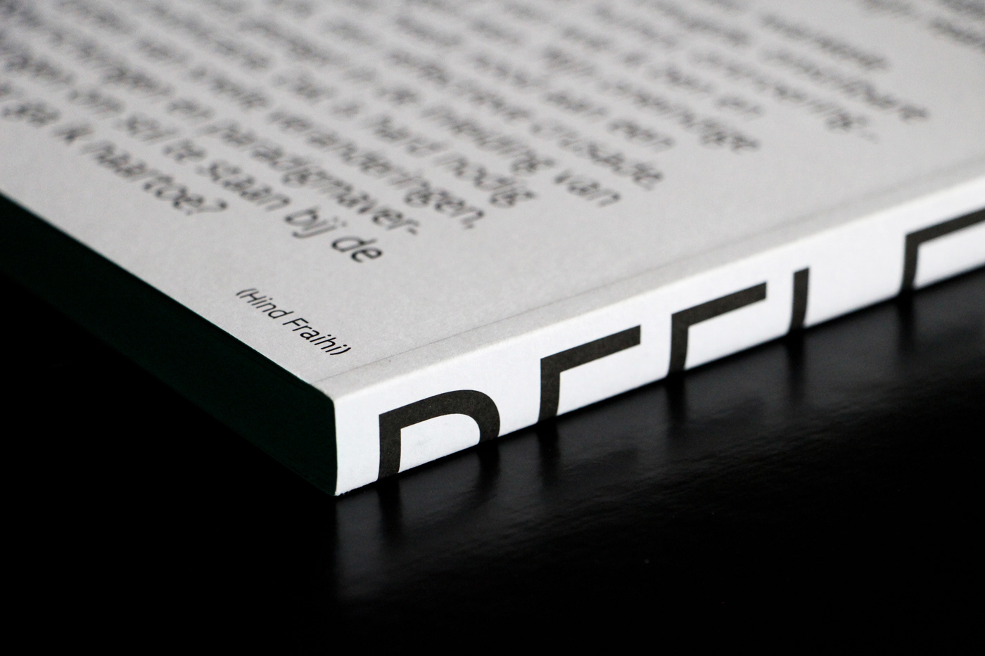 book design cover design editorial design  art reflections typography   minimal design Government flanders culture