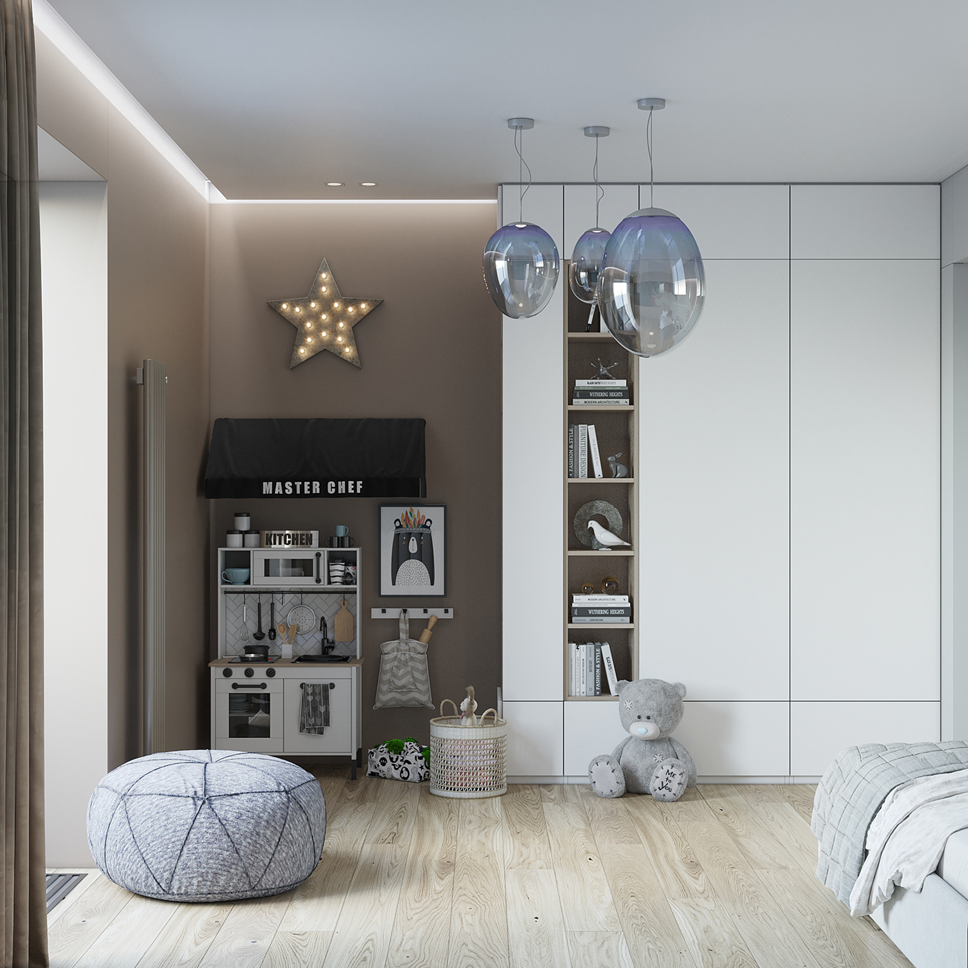 3D 3ds max architecture bedroom design Interior interior design  Render room visualization