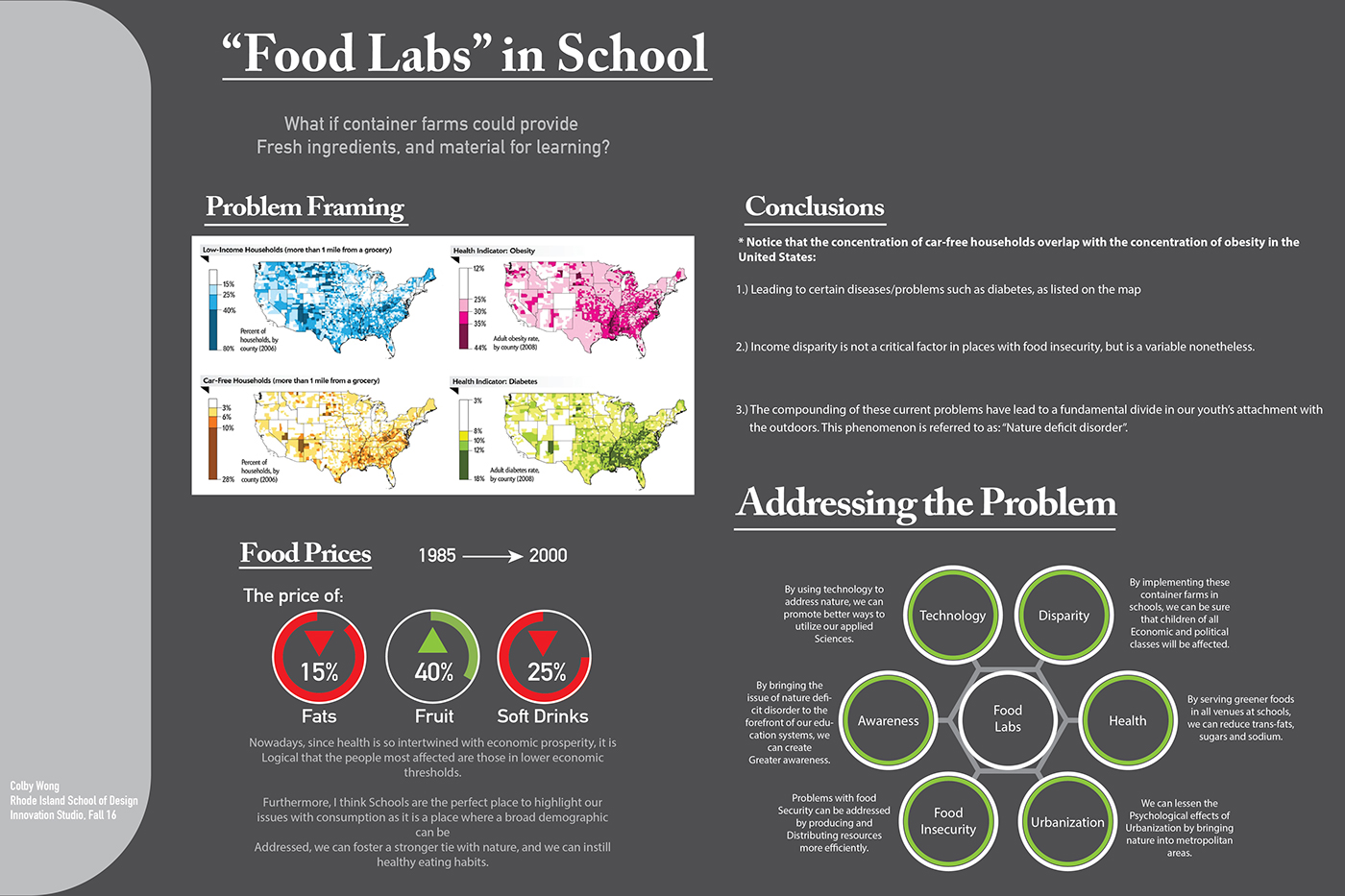 industrial design  Food Lab  children systems design