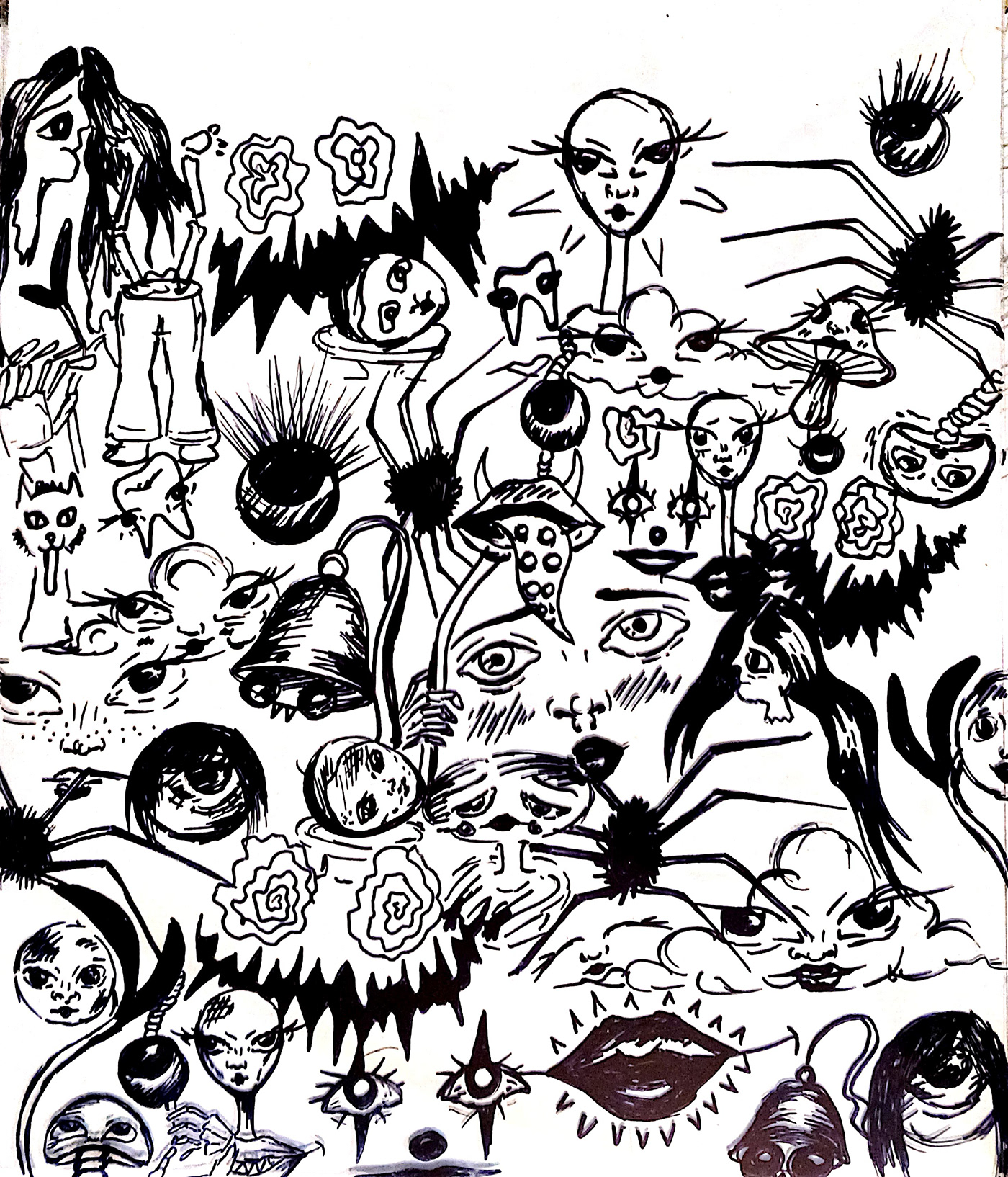 comic artwork creepy spooky dark Odilon Redon contemporary art graphicnovel