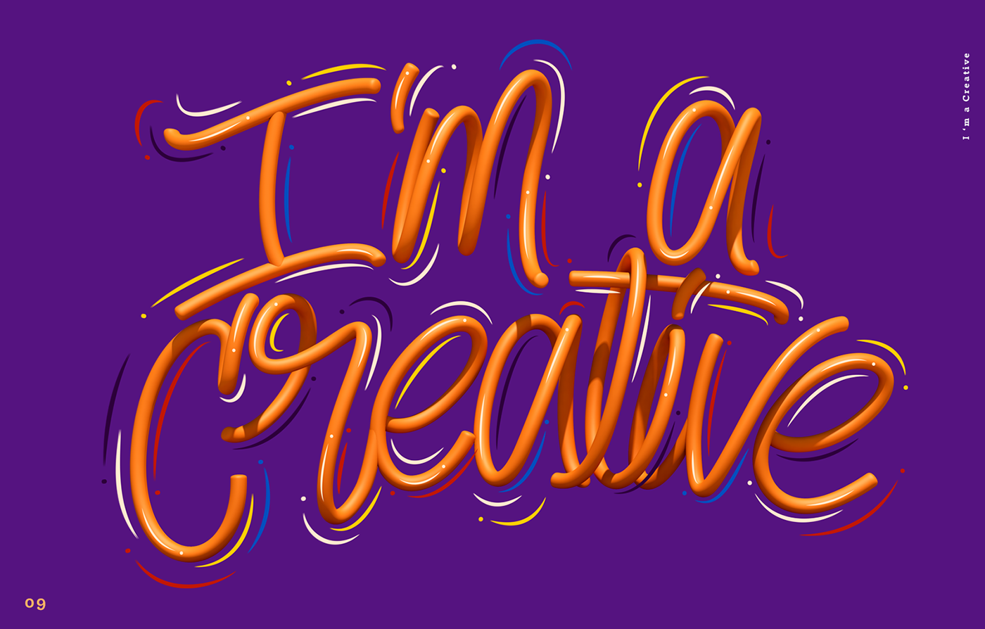 3D adobe Adobe MAX Creativity erikdgmx lettering letters type typography   3d art