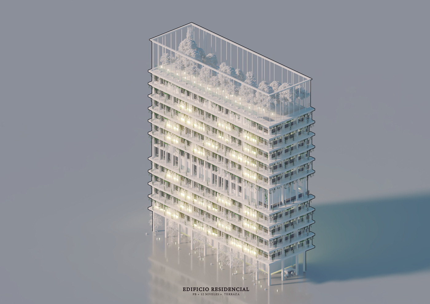3D 3ds max architecture building exterior Render visualization