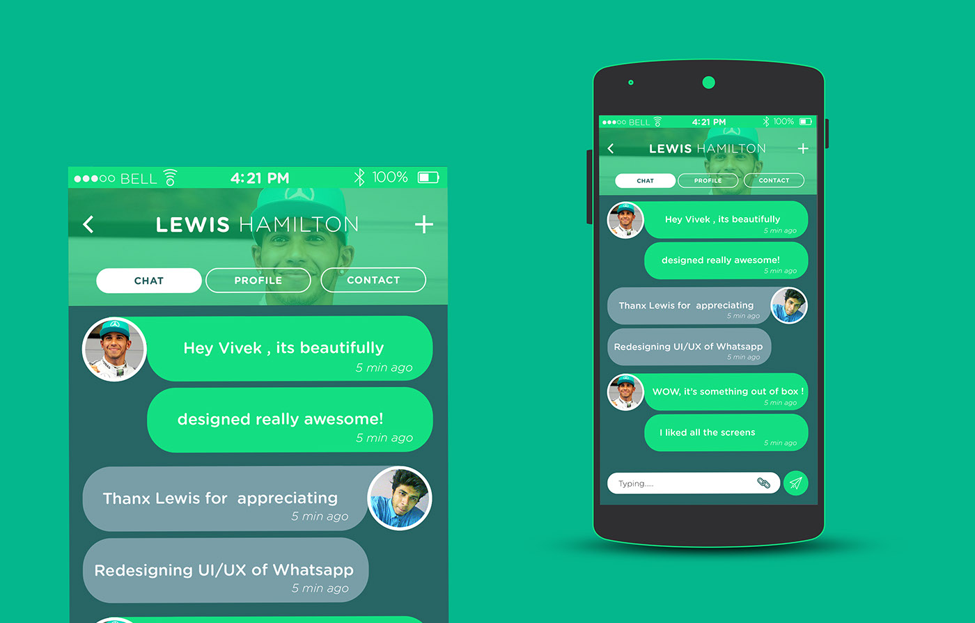redesign ui ux content UI interaction Chat Appdesign uikit