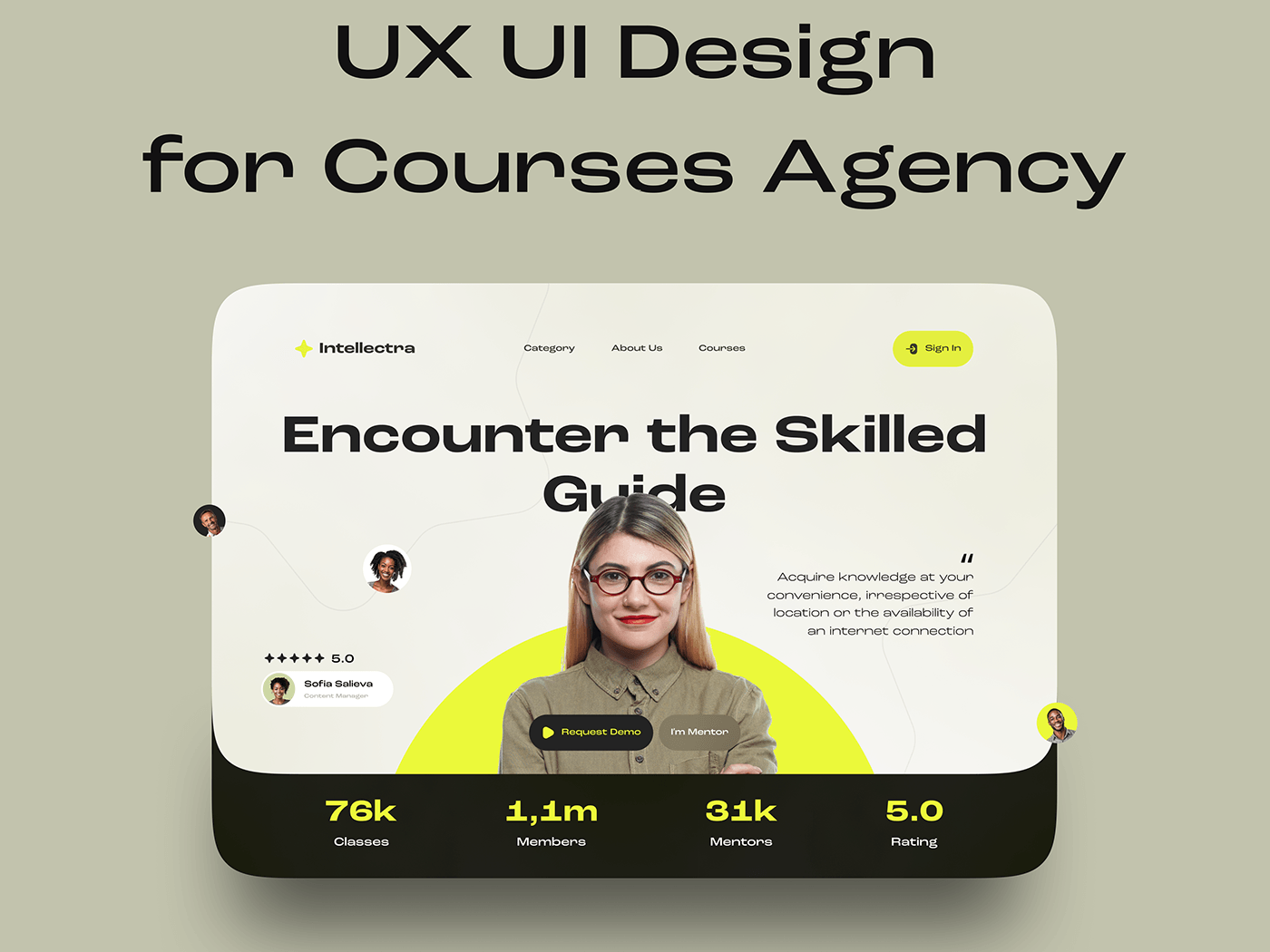 courses Education UI ux ux/ui design mobile app Website Web Design 