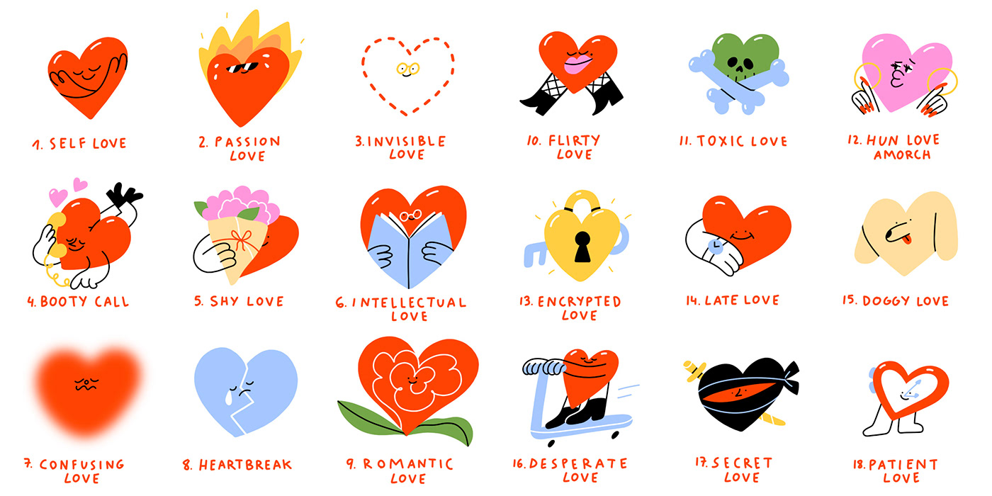 Love valentines valentine Valentine's Day gif animation  heart stickers loveislove sticker