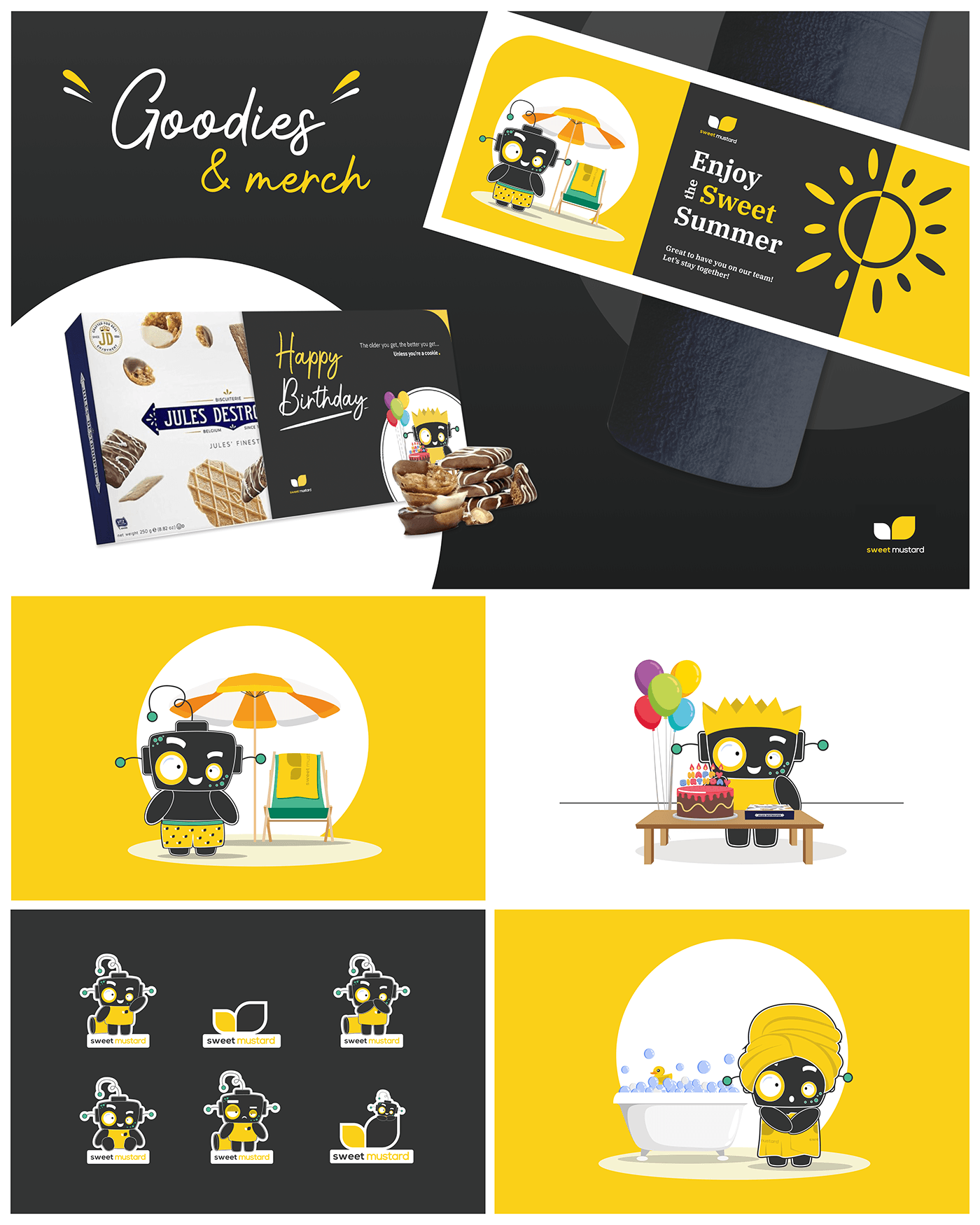 graphic design  brand identity visual ILLUSTRATION  stickers Character design  Packaging