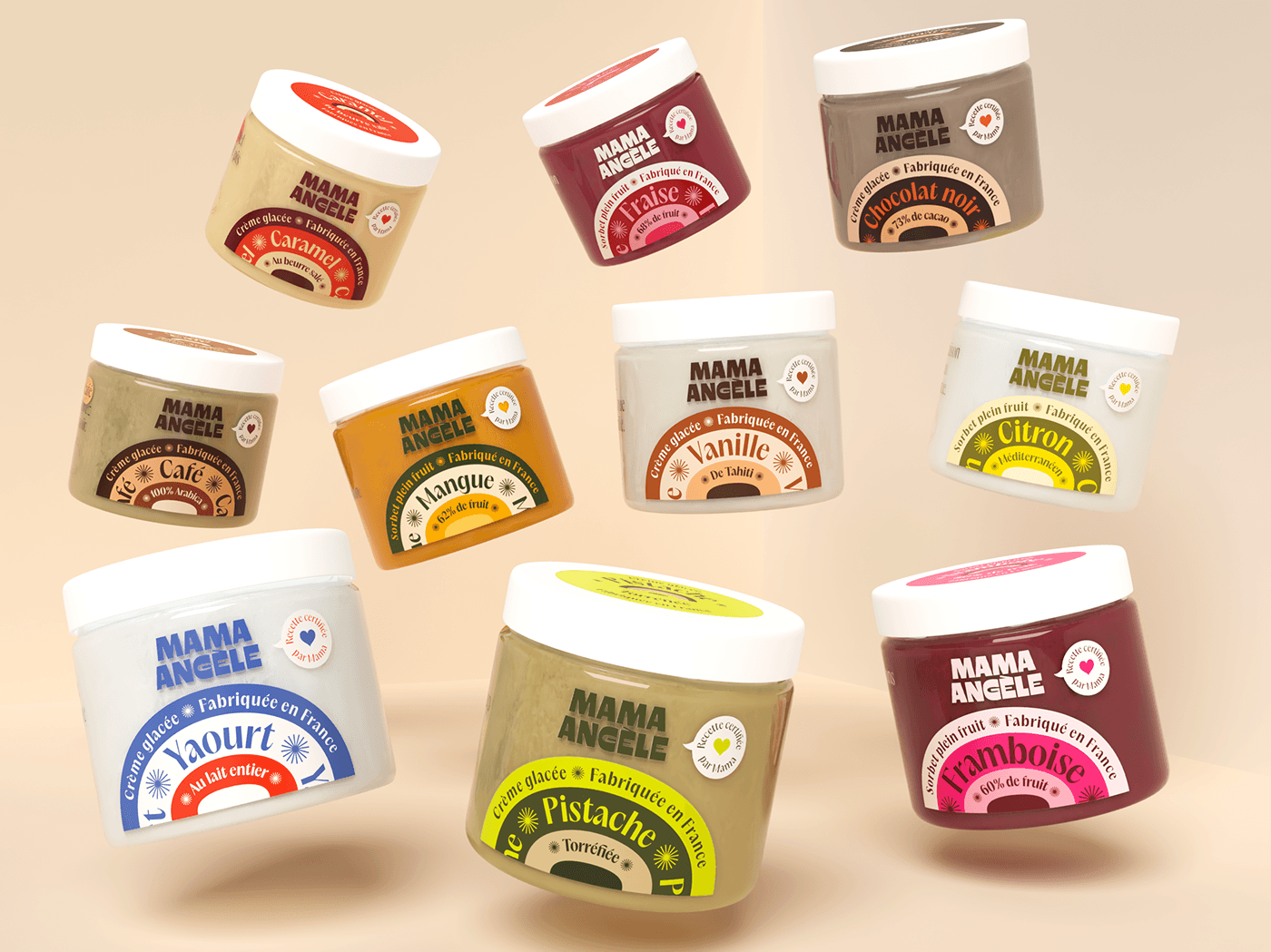 ice cream graphic design  logo motion design Packaging brand identity branding  animation  Food  brand