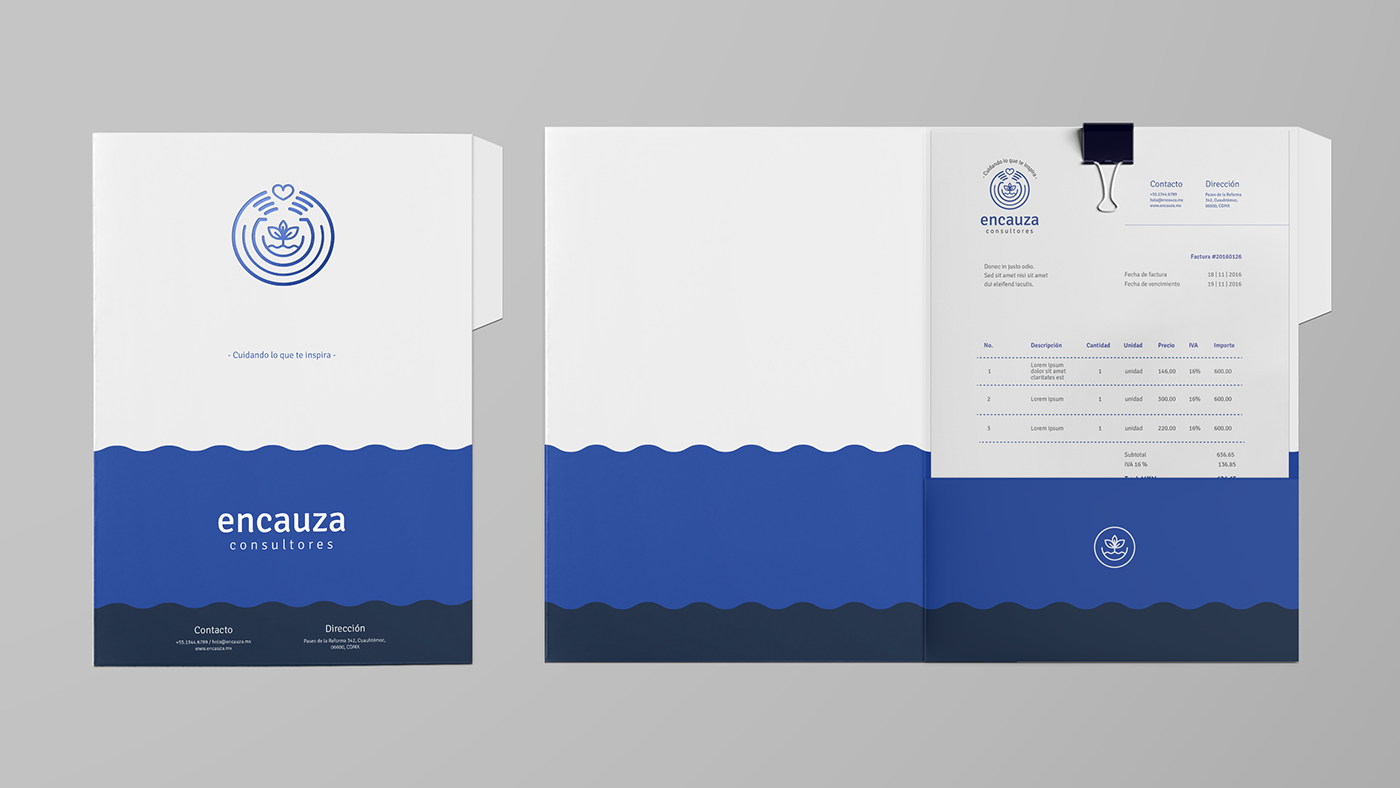 blue branding  care hands Icon identity insurance Logotype river waves
