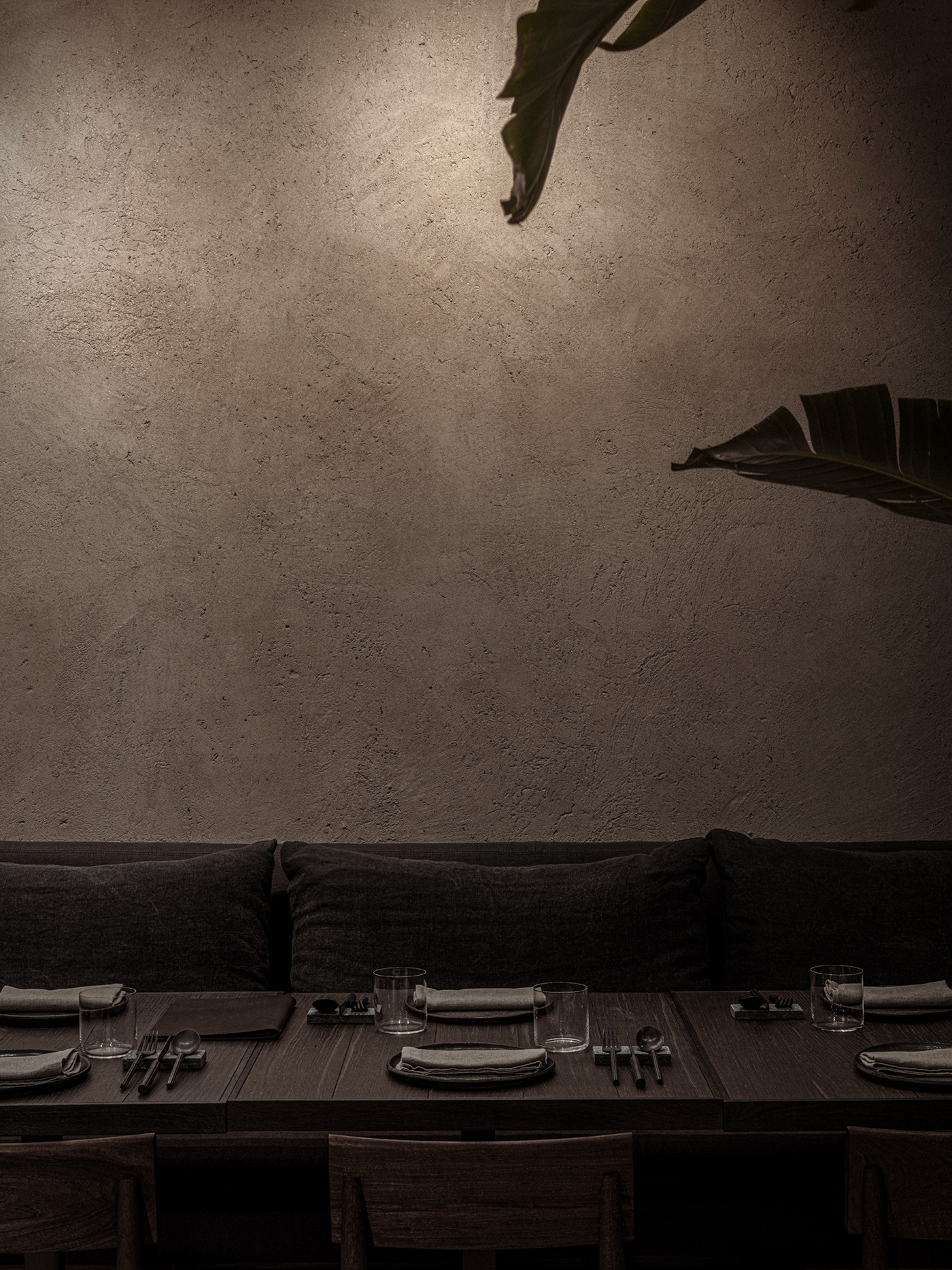 Interior Curation interior design  milan Restaurant and Bar styling  Wabisabi