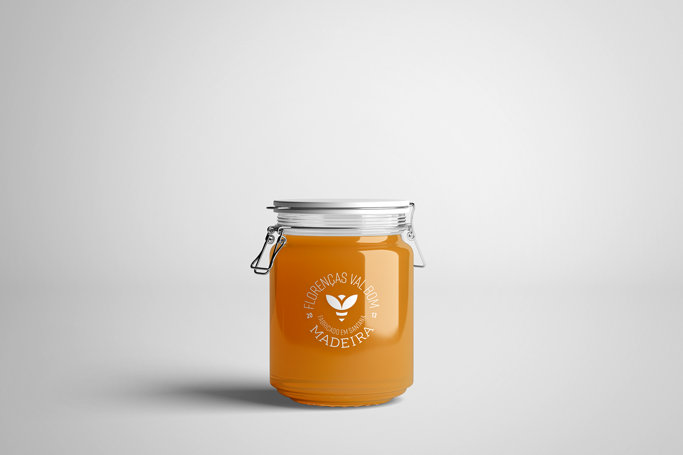 bee honey jar logo Logo Design logomark Packaging yellow