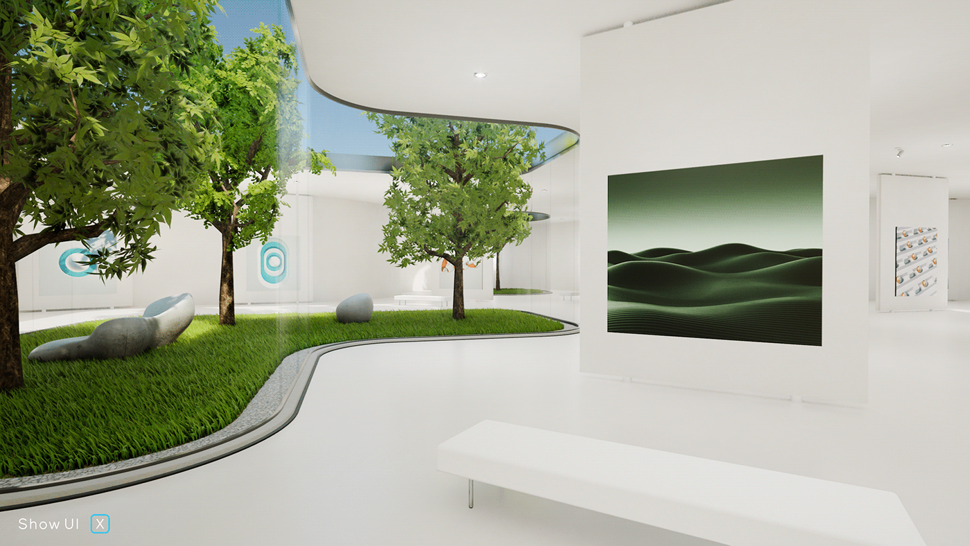 3D architecture art cinema 4d design interactive museum realtime Unreal Engine visualization