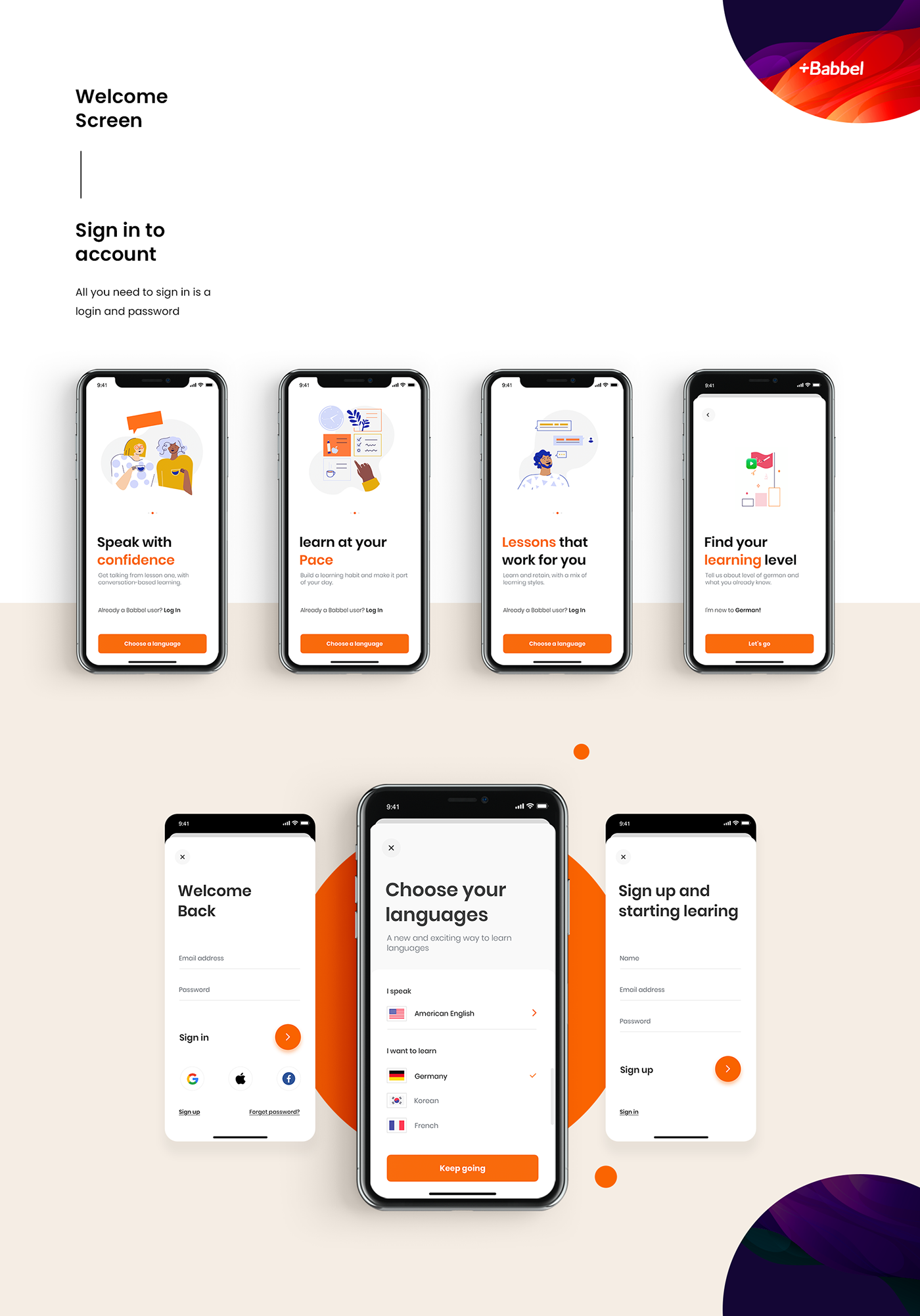 application clean minimal mobile product design  redesign uiux