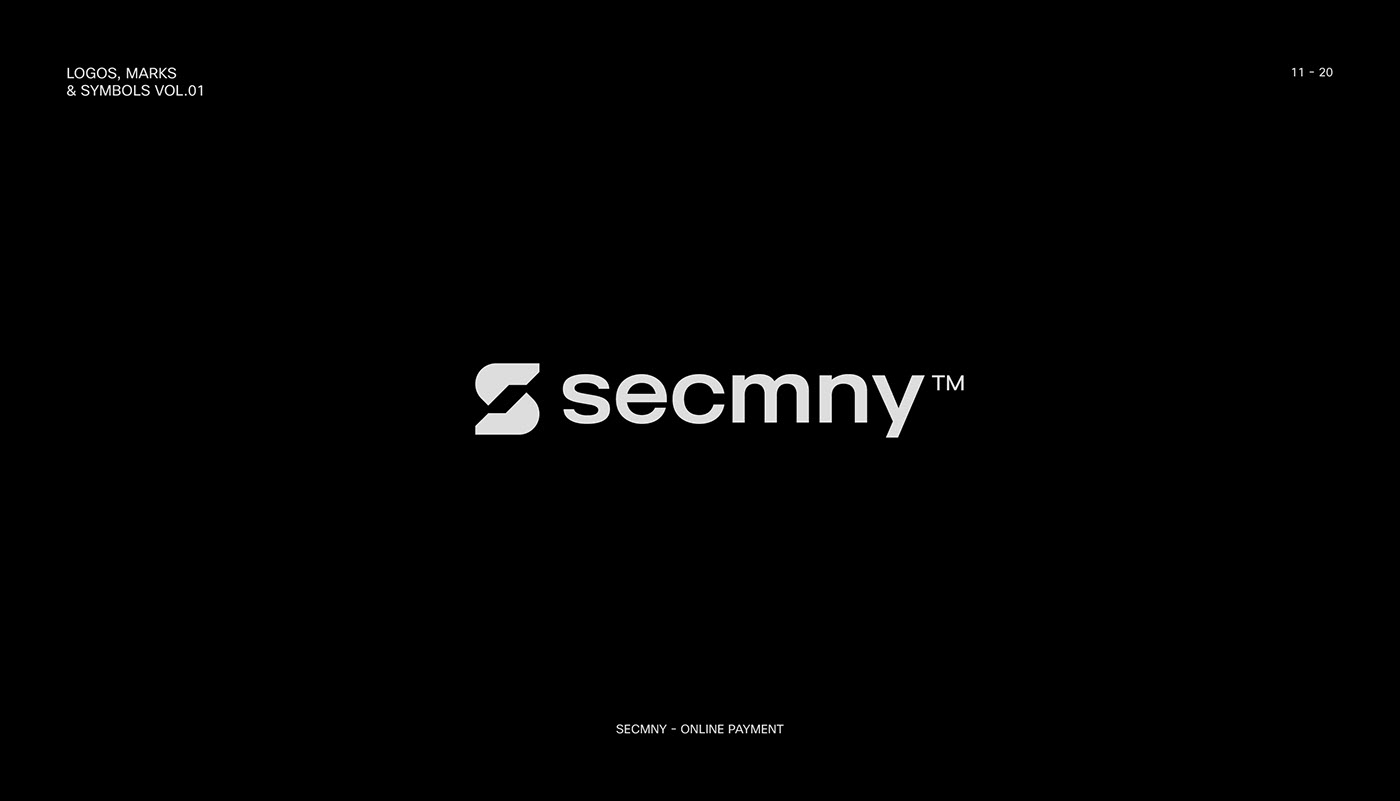 Secmny logo design for an online payment transfer company
