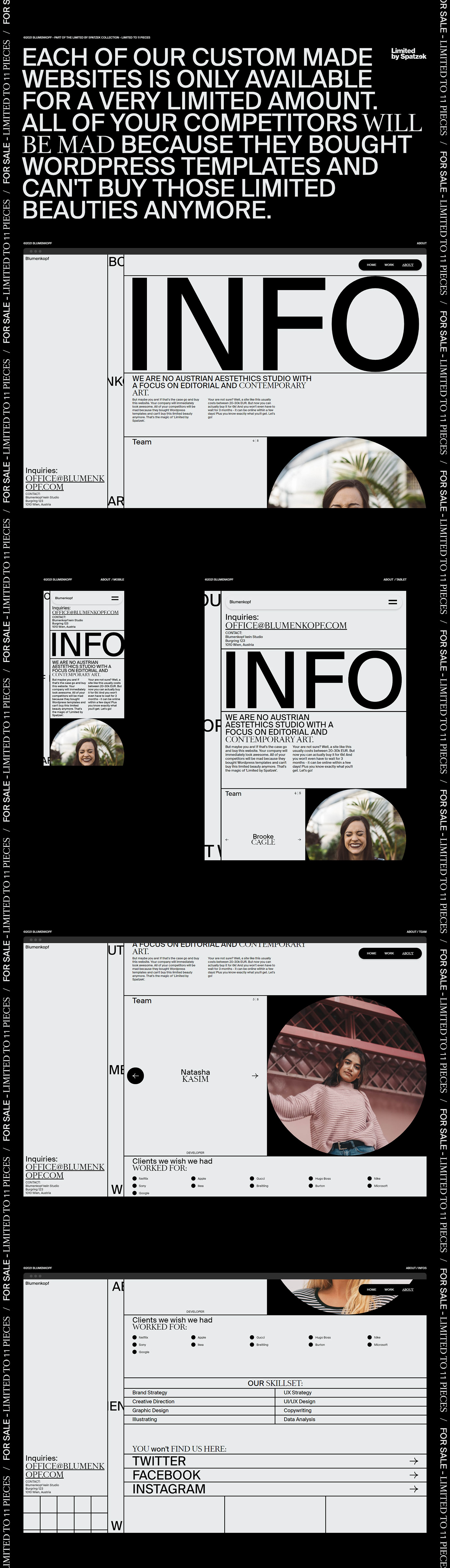 agency graphicdesign interaction Photography  studio typography   UI ux Webdesign portfolio