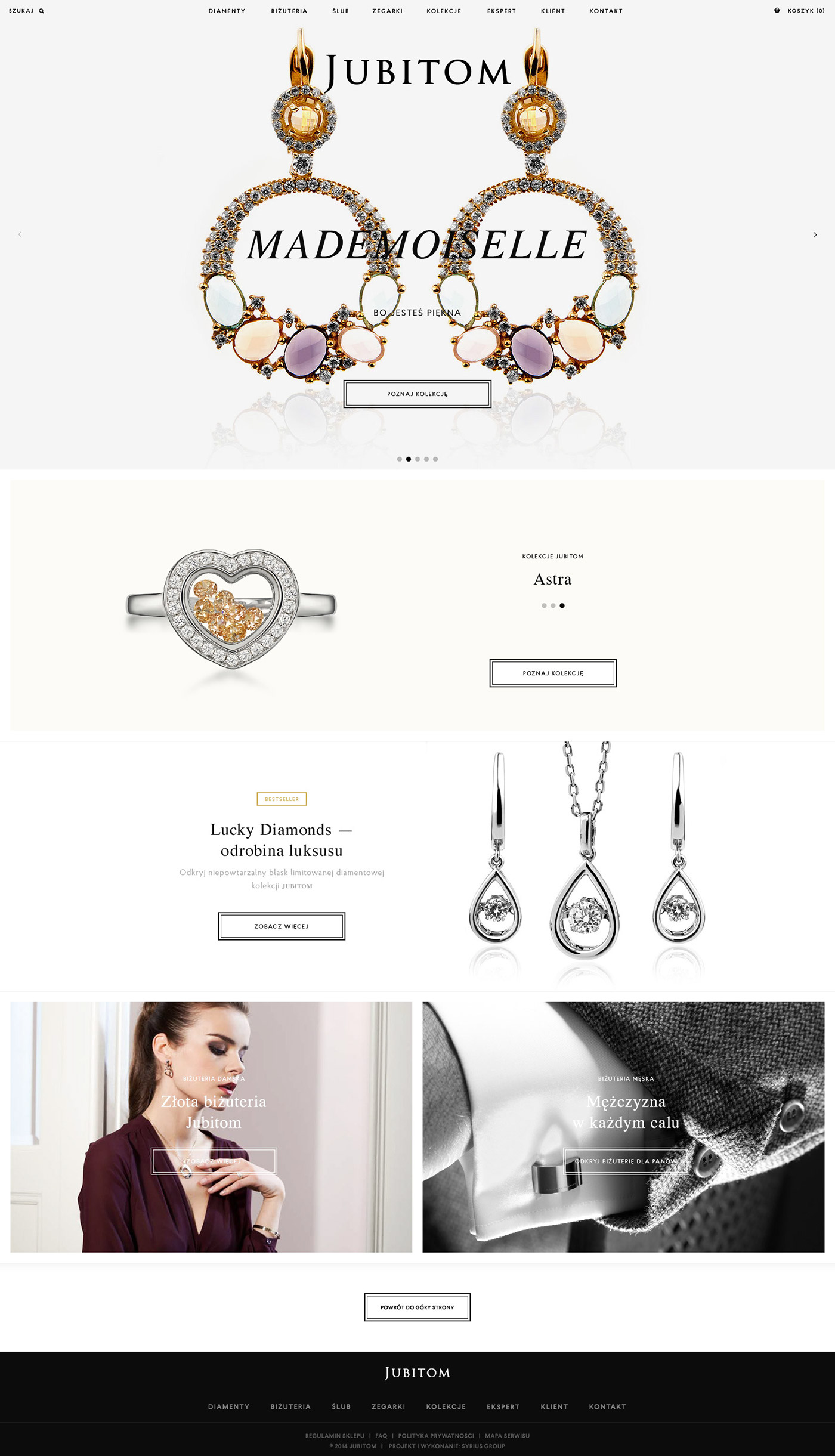 Responsive Website jewelry Gdansk Web Webdesign shoponline