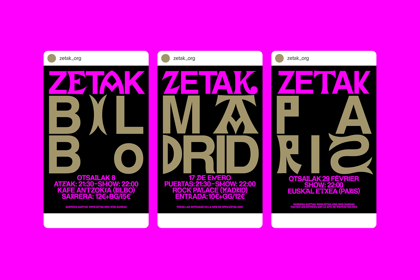 basque country custom typeface euskera mix music poster publication specimen Type Specimen zetak