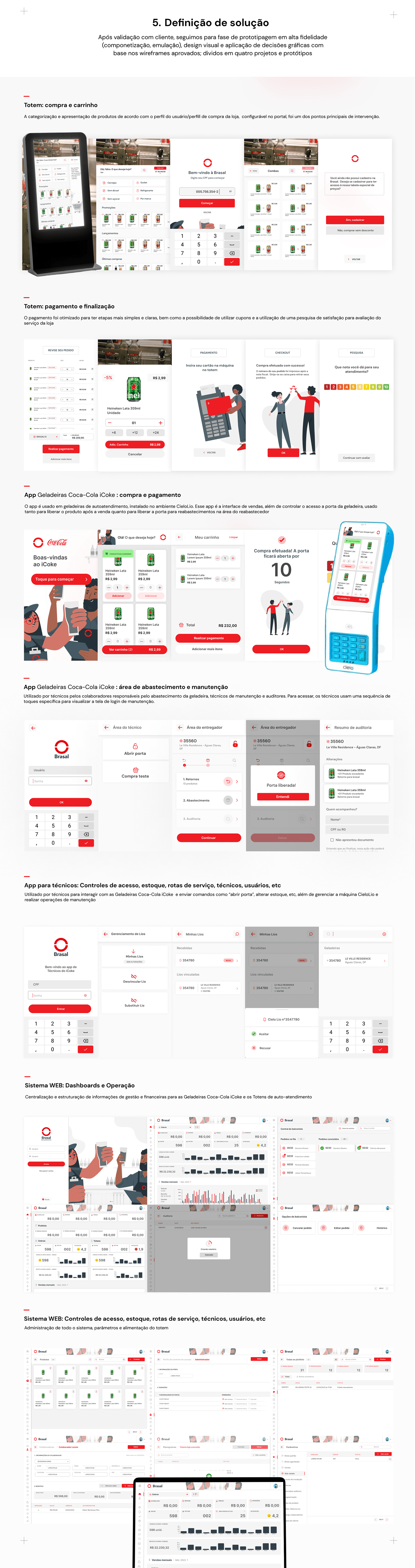 UX design ui design Prototyping Figma Mobile app Web Design  self-service terminal totem de autoatendimento