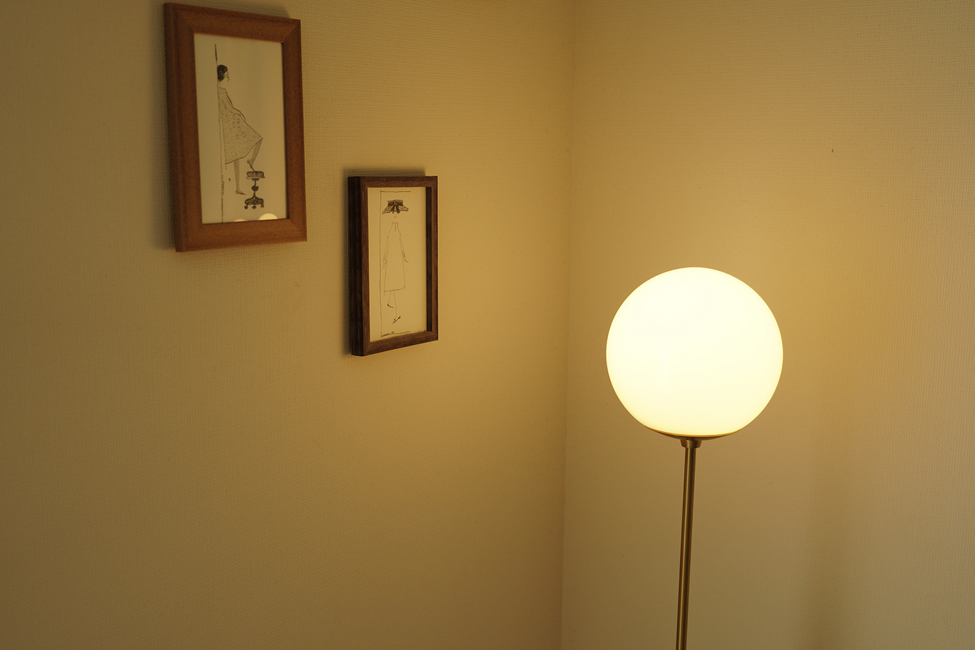 Interior Lamp design furniture products brass glass walnut