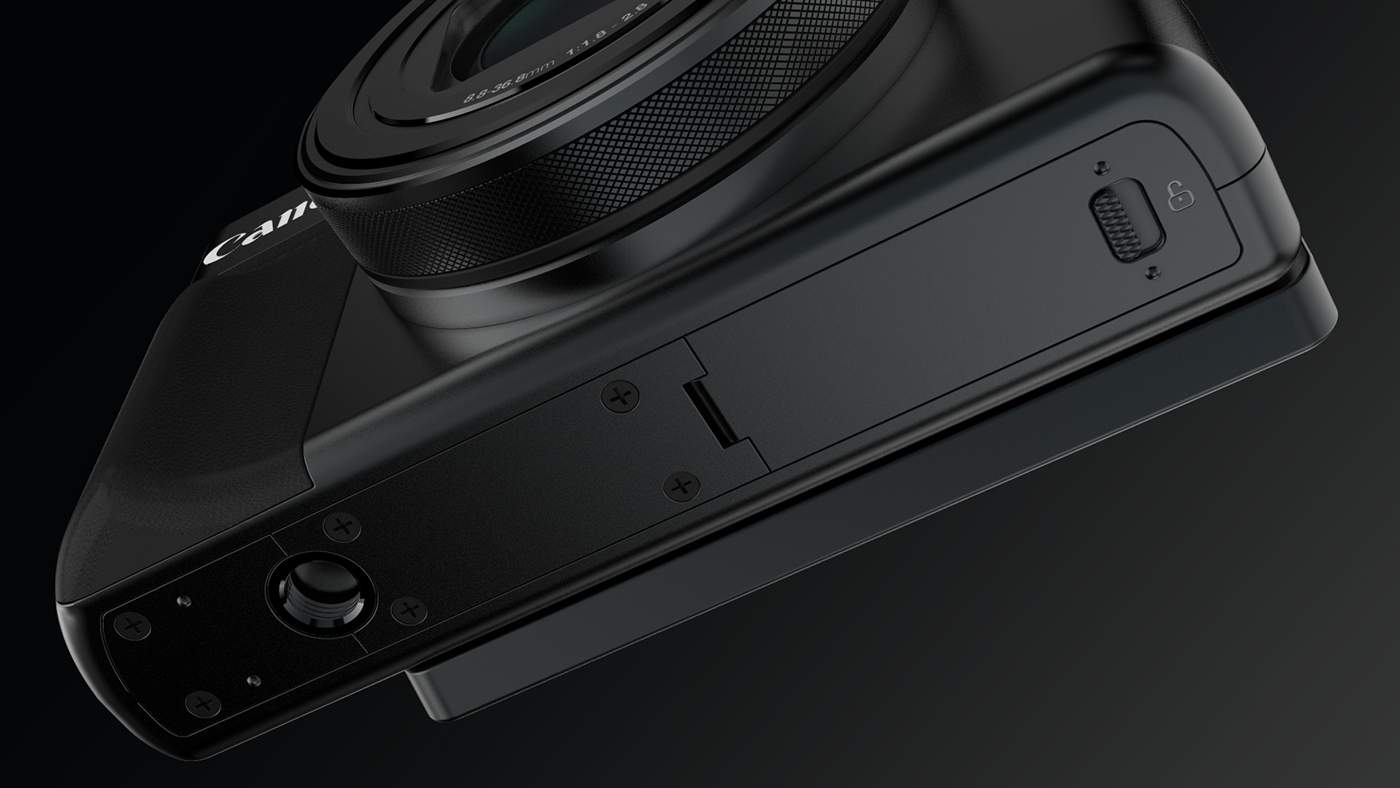 Canon concept G7X Mark III industrial design  minimal product camera reddot IFaward