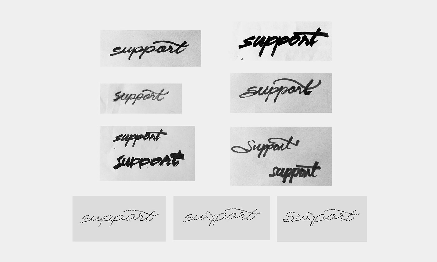 Handlettering lettering typography   visual identity logo designer lettering logo minimalist logo curious kurian