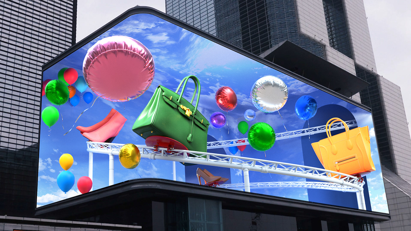Media Art ooh advertising  motion graphics  motion design 3d motion anamorphic 3d commercial 캔음료 인포그래픽