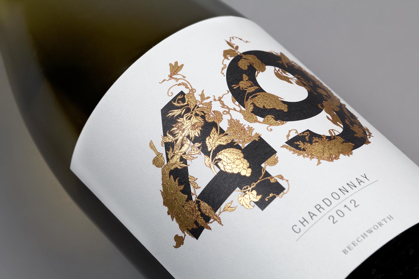 Project 49 Botanical Illustraiton wine label