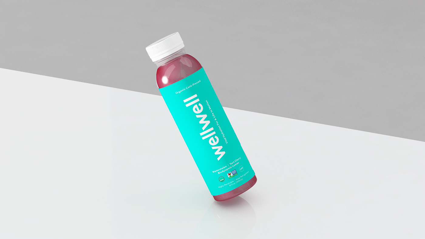 c4d vray 3D juice Health drink bottle CGI