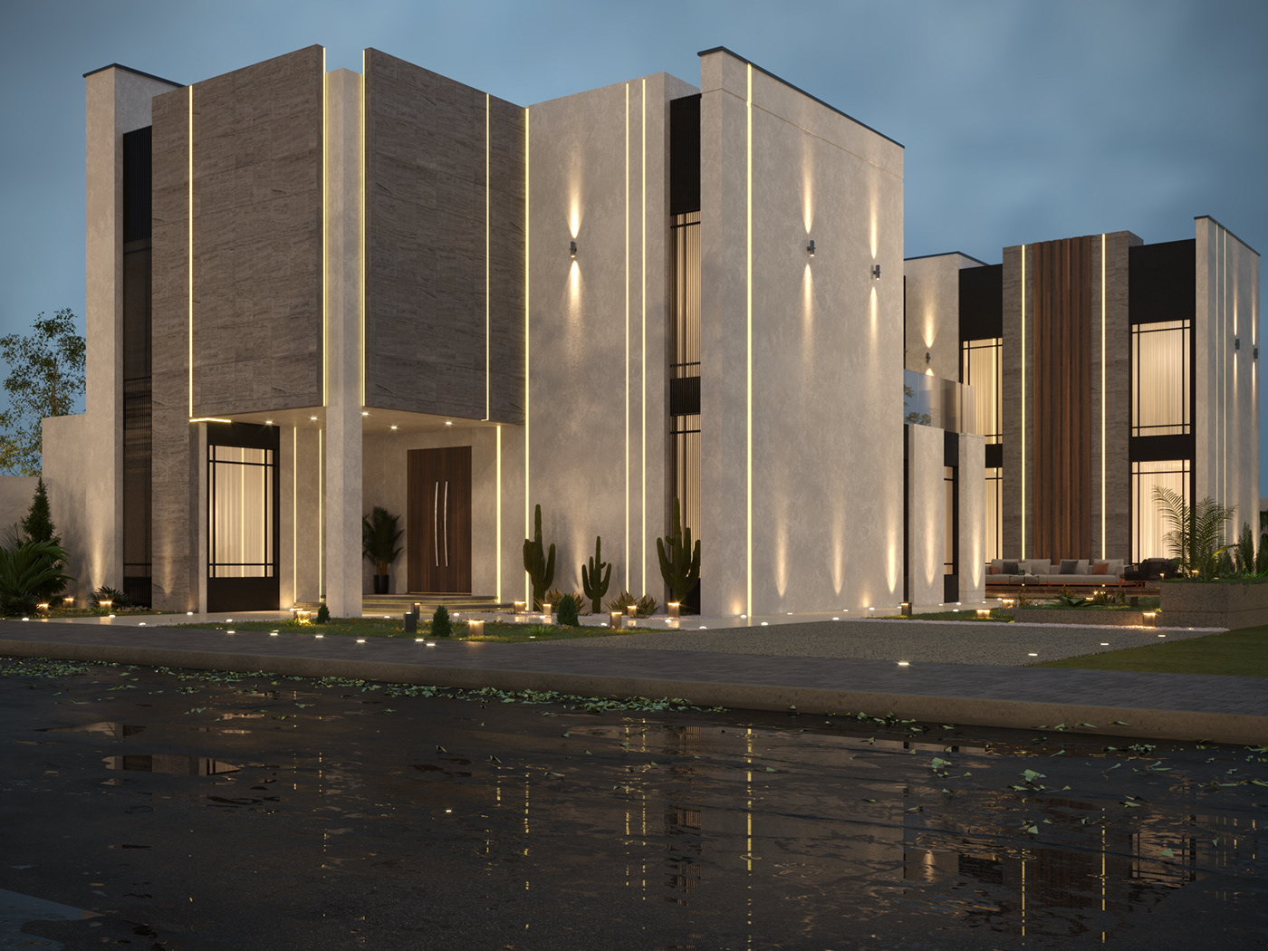 3D architecture CGI corona corona render  exterior house modern visualization visualizations