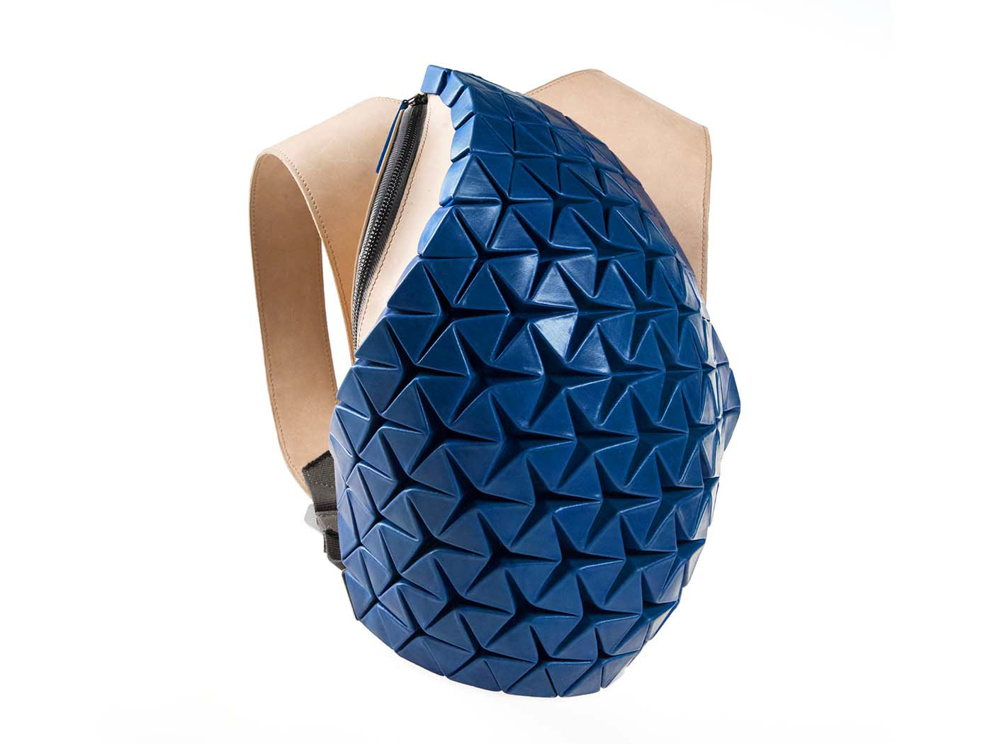 accessories backpack Cyberpunk Ergonomics Fashion  futuristic generative leather origami  parametric