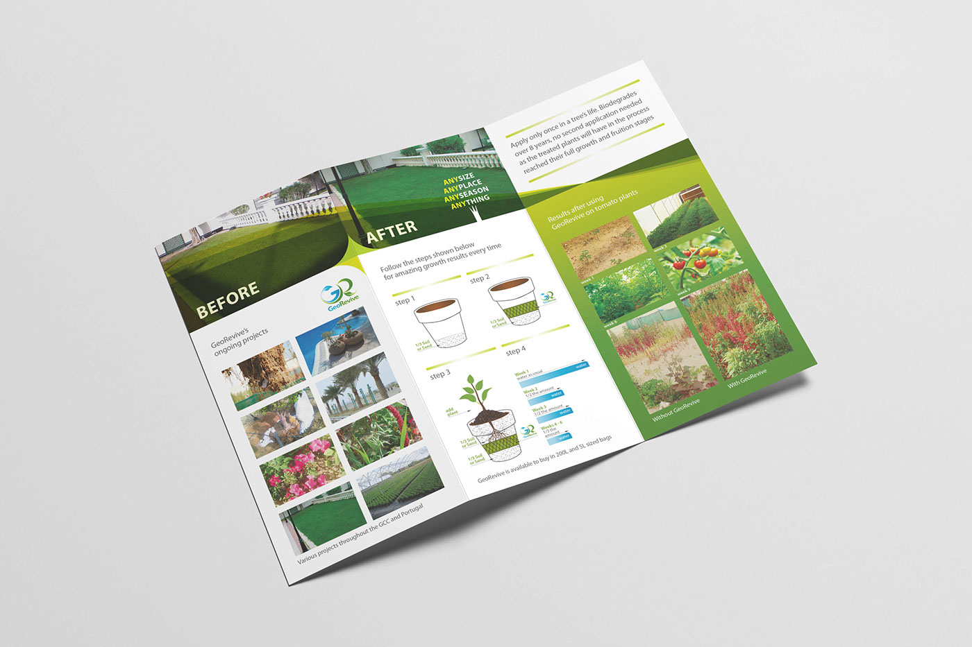 green eco friendly german plants brochure Packaging middle east agriculture