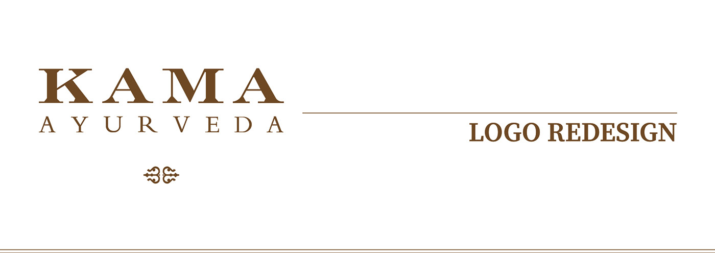 Kama Ayurveda Logo redesign Logo Design circle ayurveda natural brand identity Packaging product design  collatrals