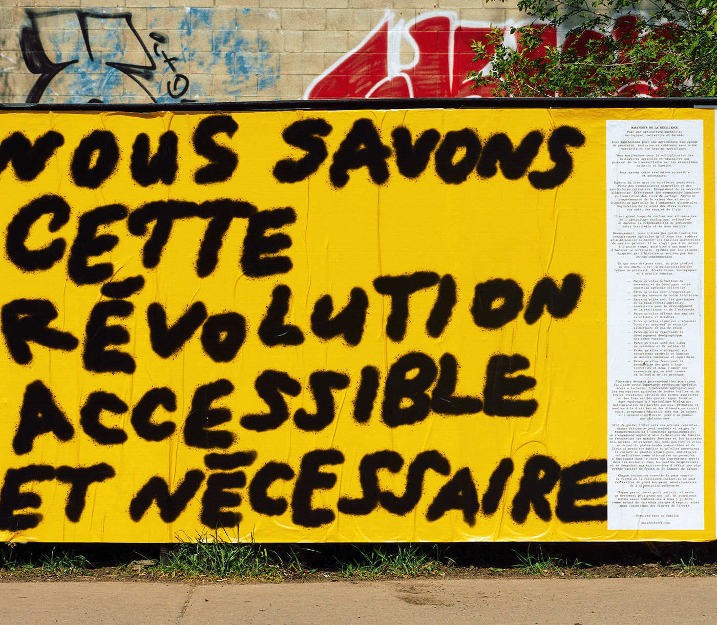 agriculture branding  farm ILLUSTRATION  manifesto Outdoor poster Quebec raw visual identity