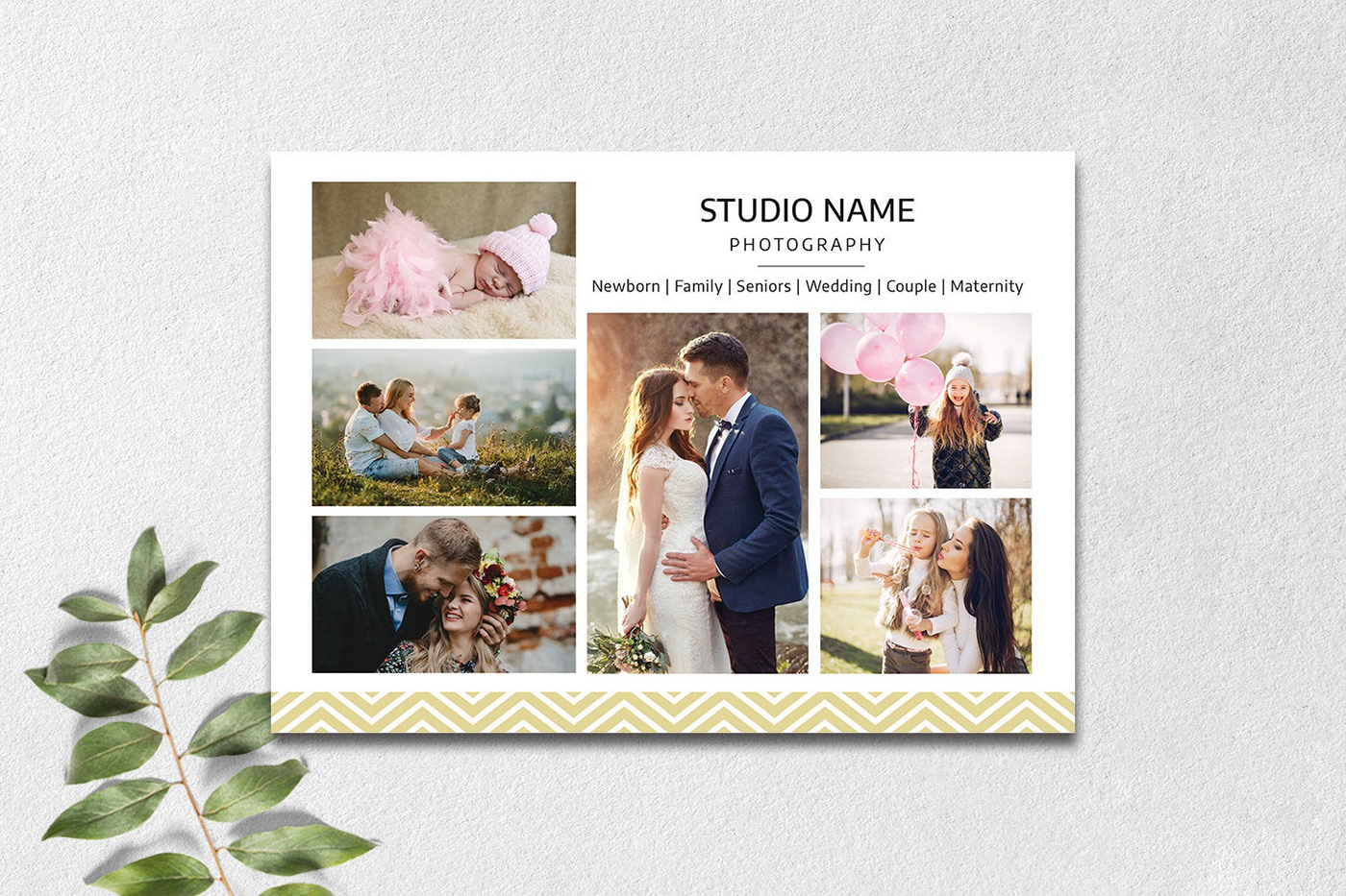 photography template marketing card post card template photoshop template photographer Photography  promo card Photography Promotion psd template marketing template