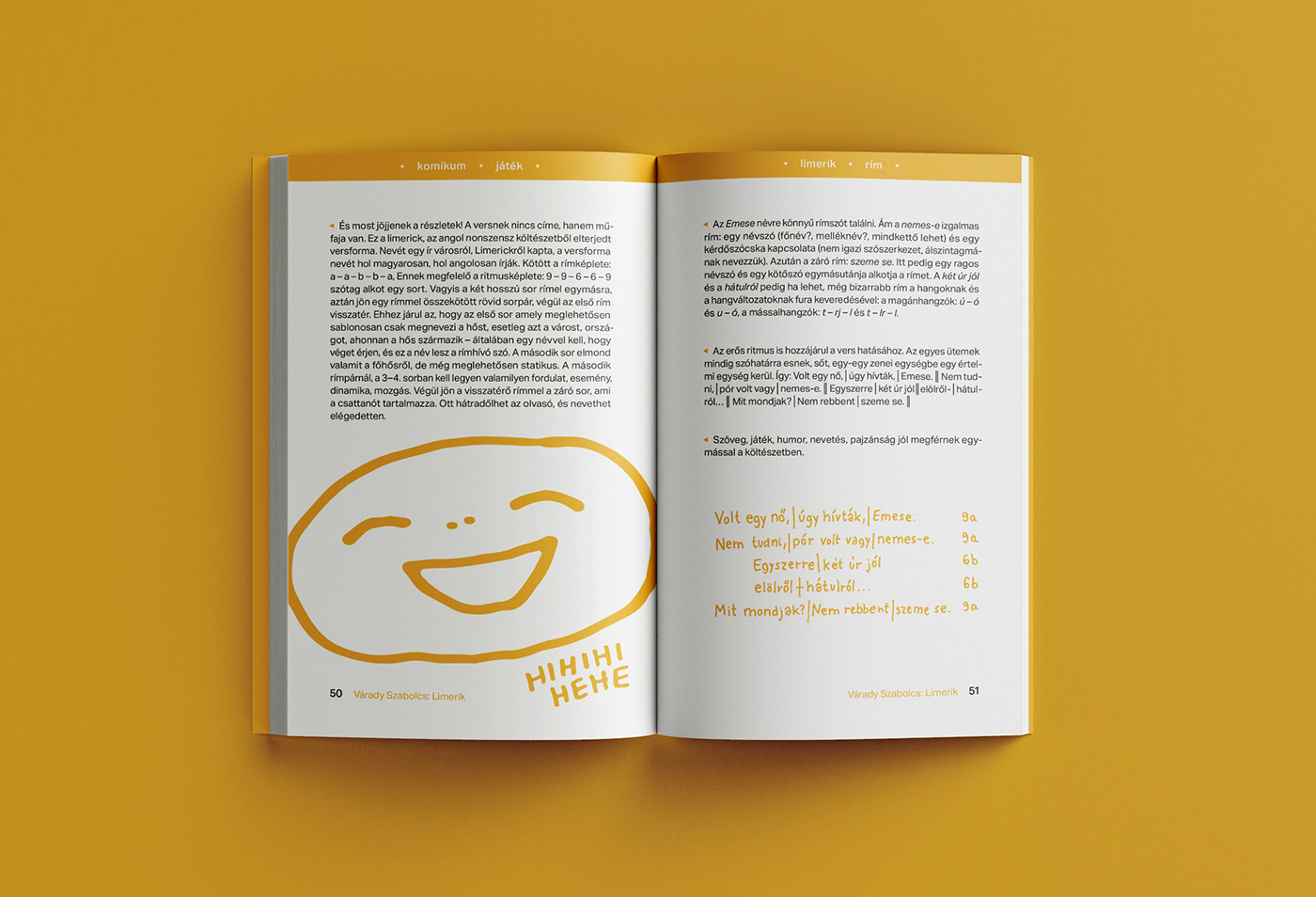 Duotone Guidebook hungarian ILLUSTRATION  lettering Poetry  typography   yellow
