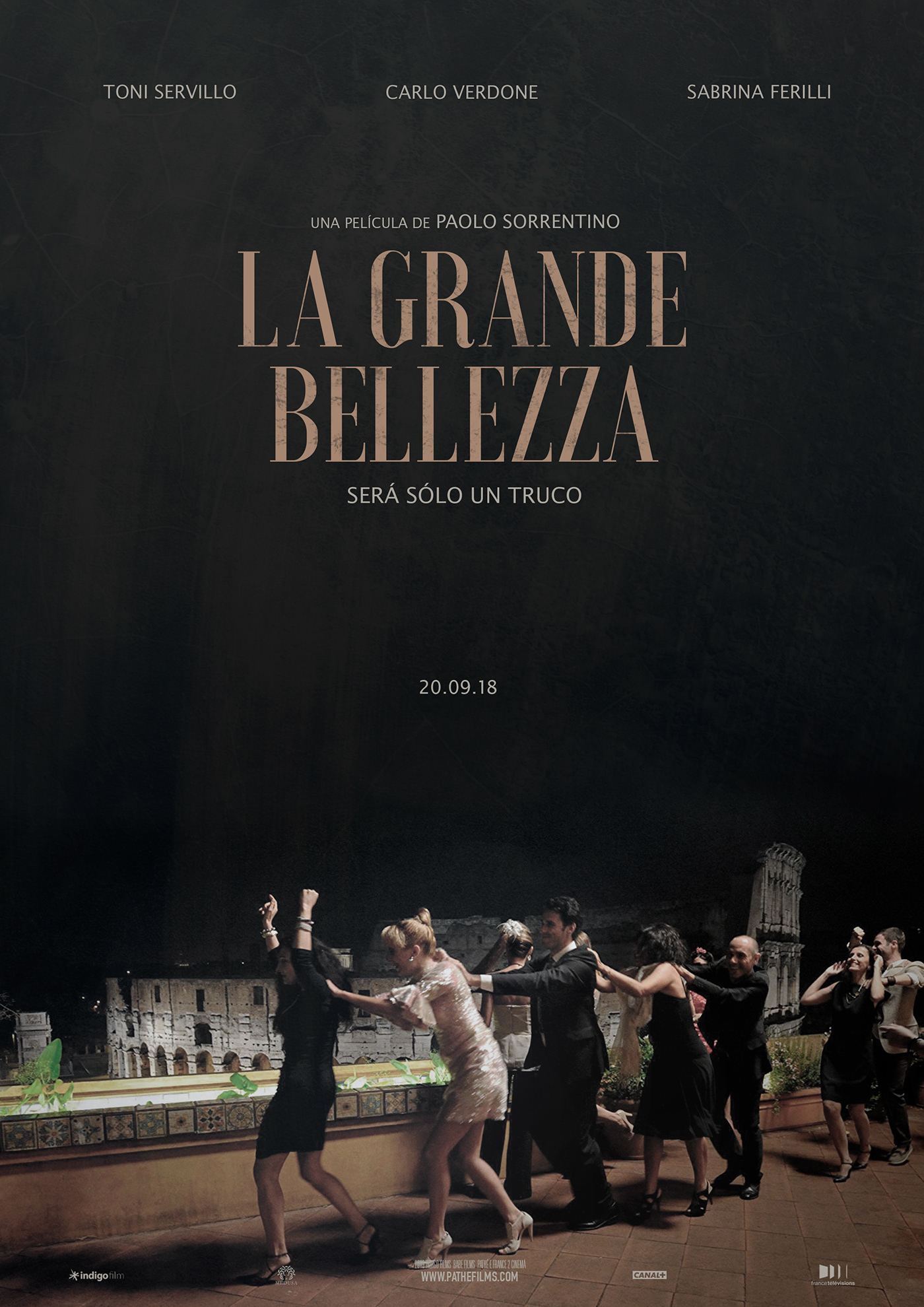 cine la gran belleza La grande bellezza campaña cine diseño gráfico poster
